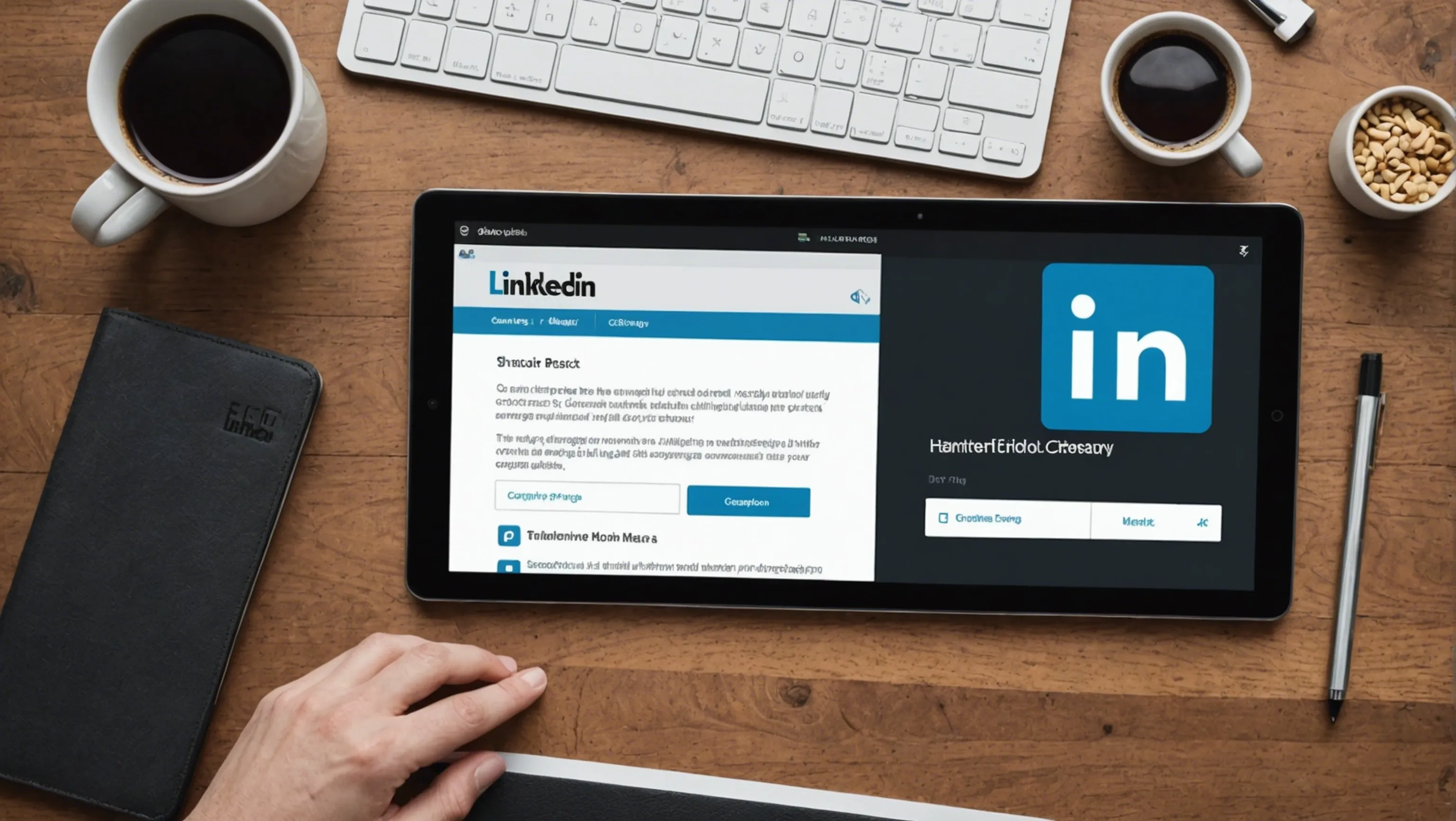 Unternehmensseite auf LinkedIn verwalten