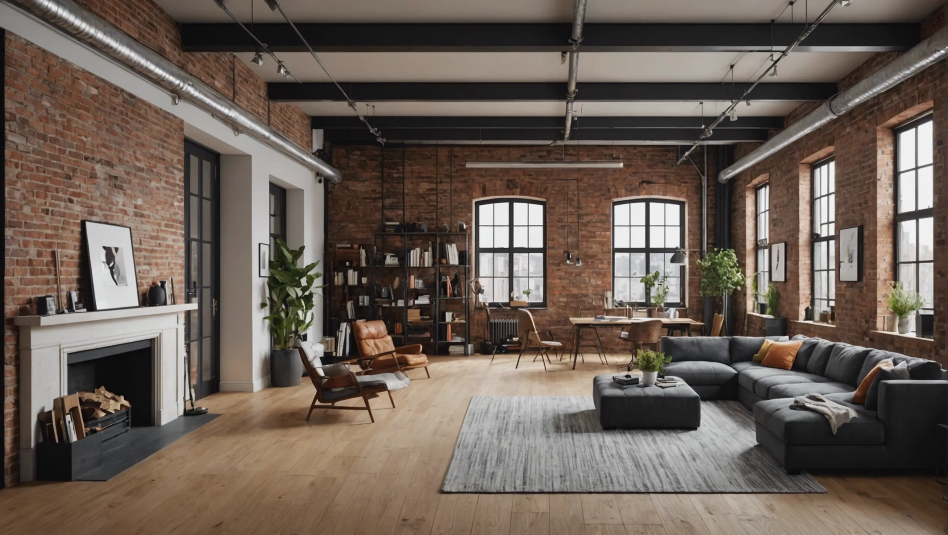 Transformation d'un loft en espace artistique