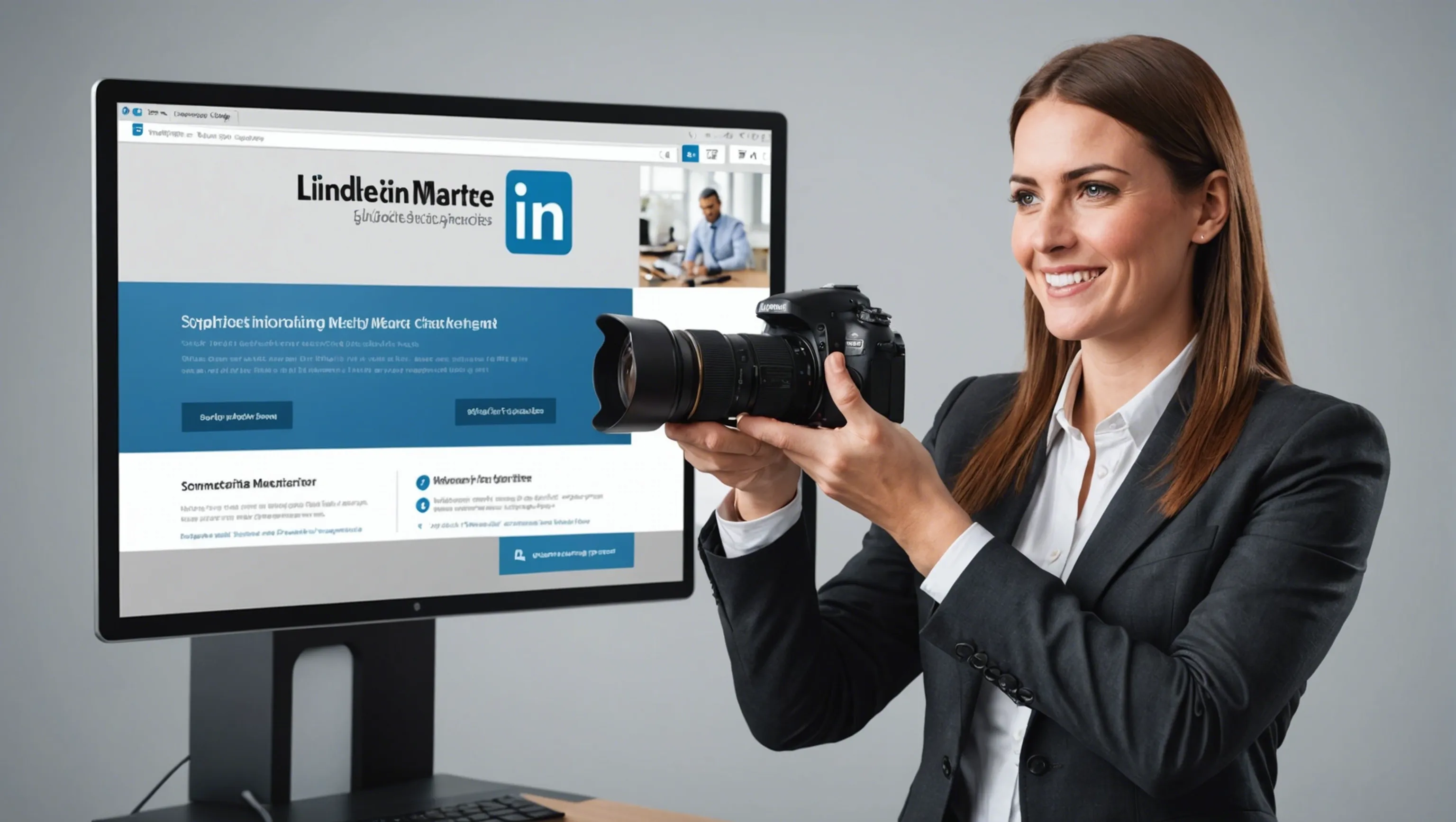 LinkedIn-Marketer bei der Optimierung von Anzeigen