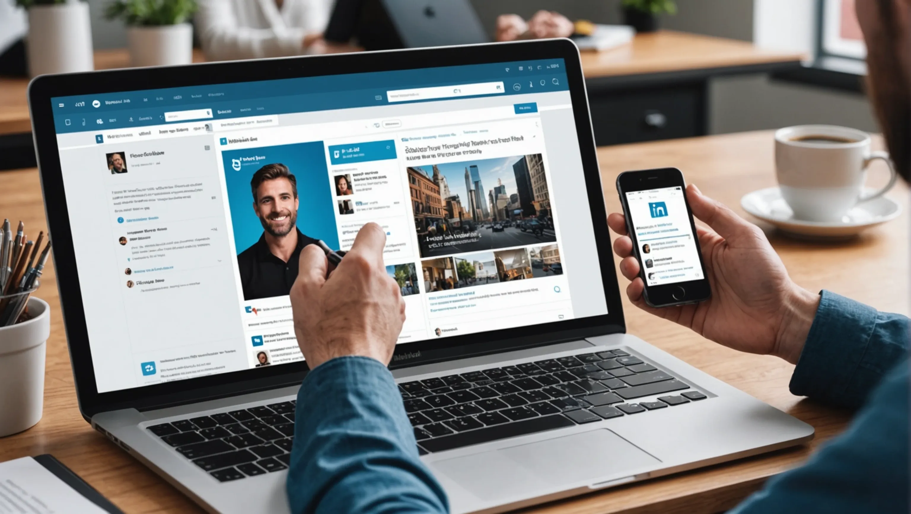 Contenu engageant sur LinkedIn pour attirer des leads