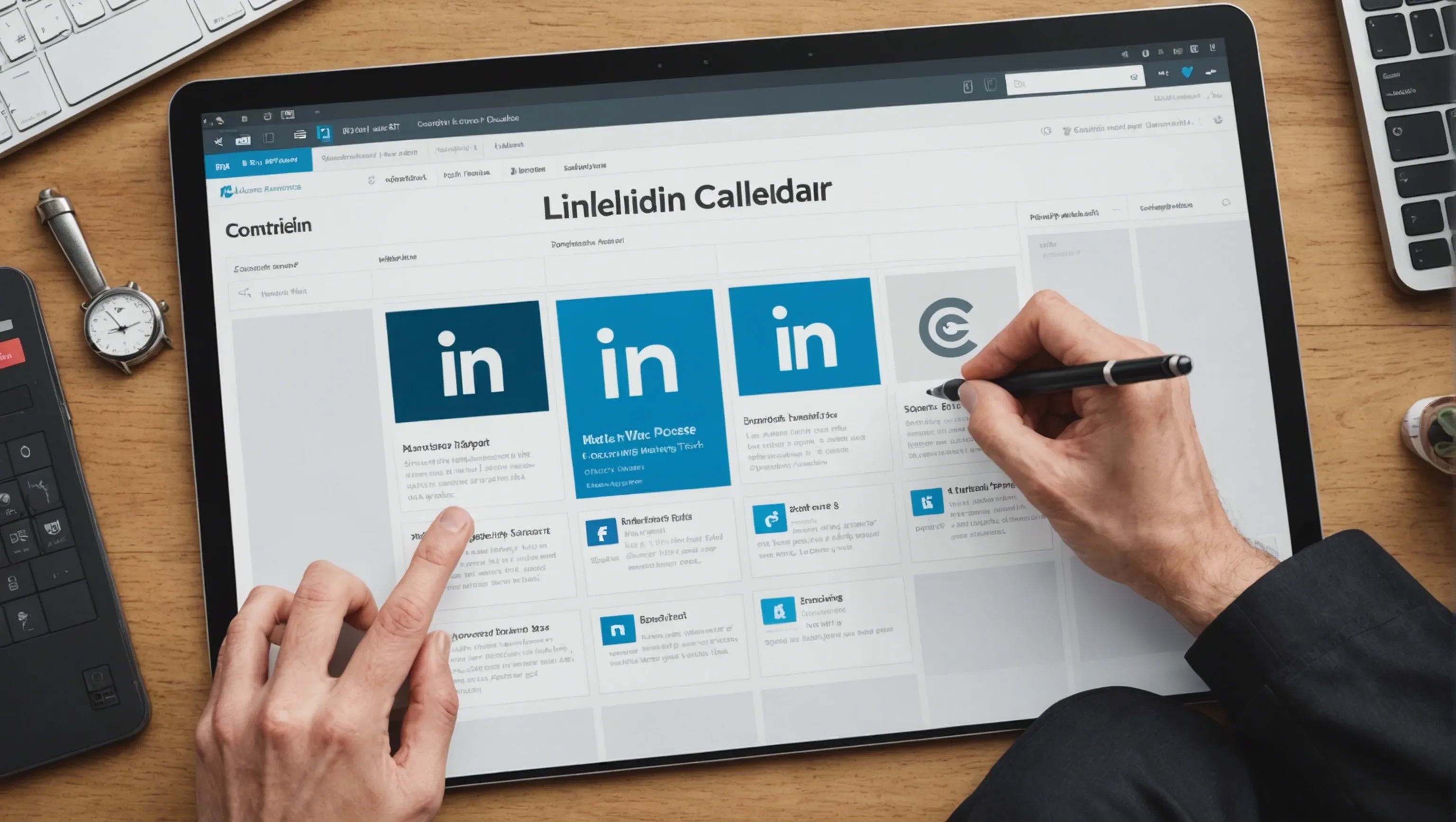 Wie man einen LinkedIn Content-Kalender erstellt