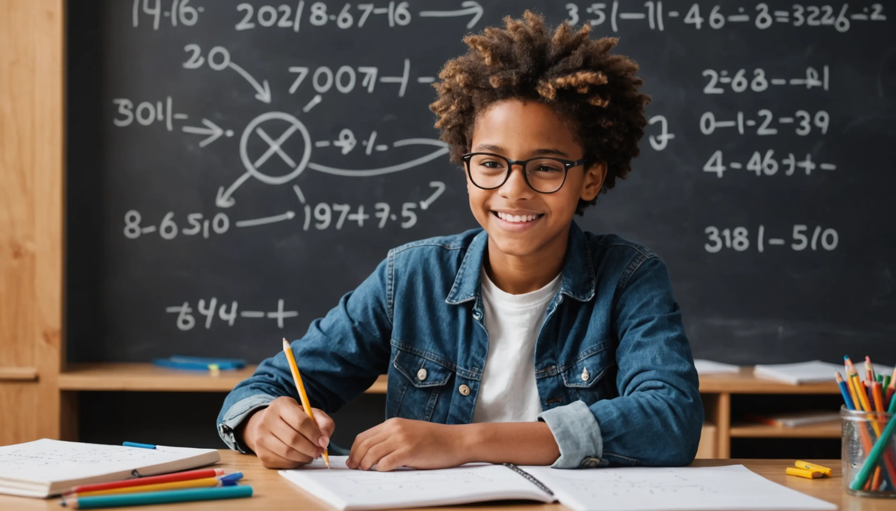 Positive emotions associated with math for teenagers