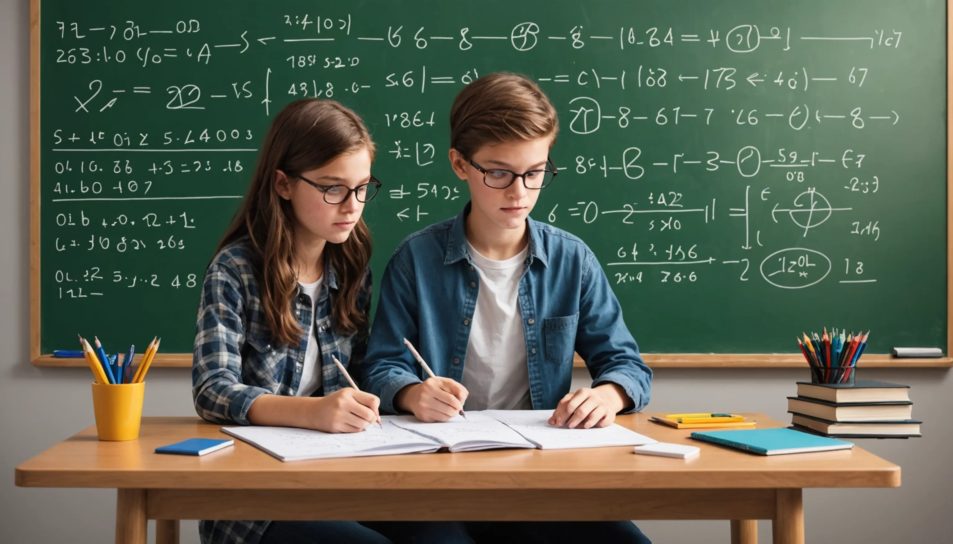 Math enhancing problem-solving skills in teenagers