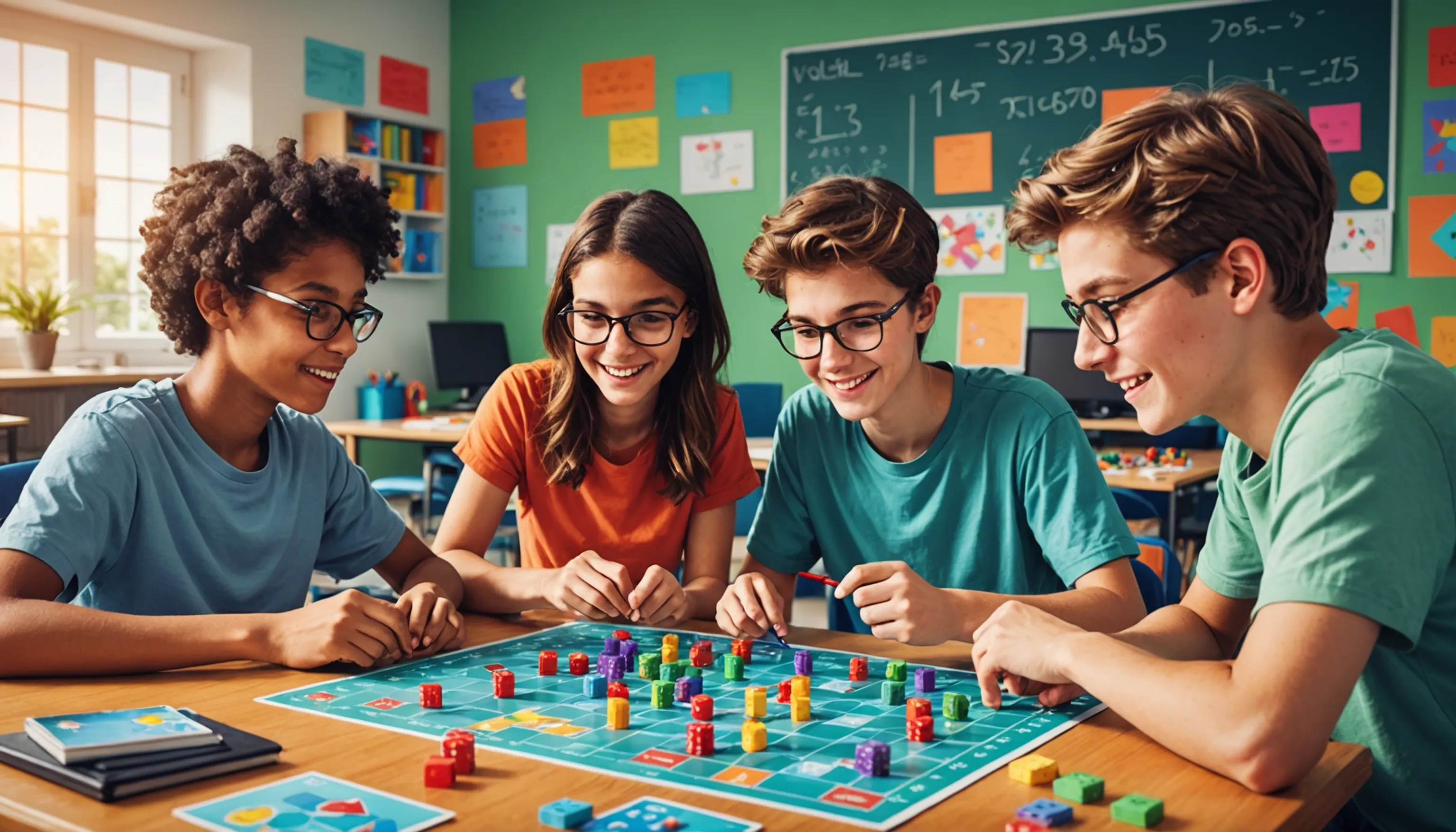 Incorporating games into math learning for teenagers