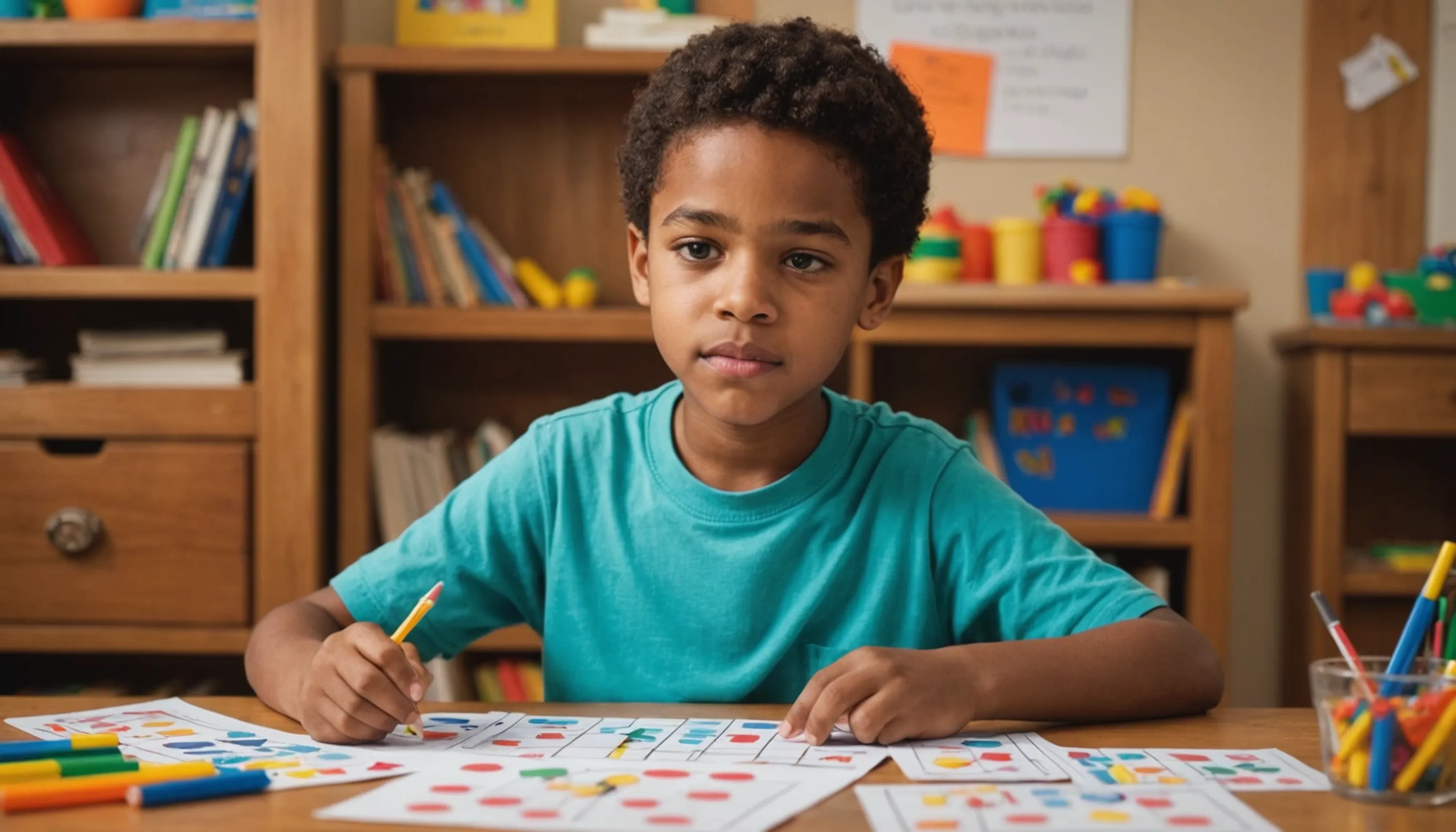 Teenager struggling with legacy math games designed for young kids