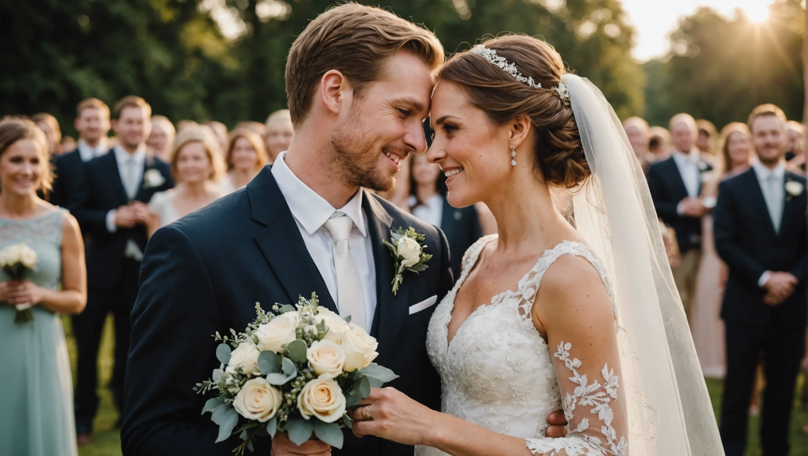 Photographe de mariage capturant un moment spécial