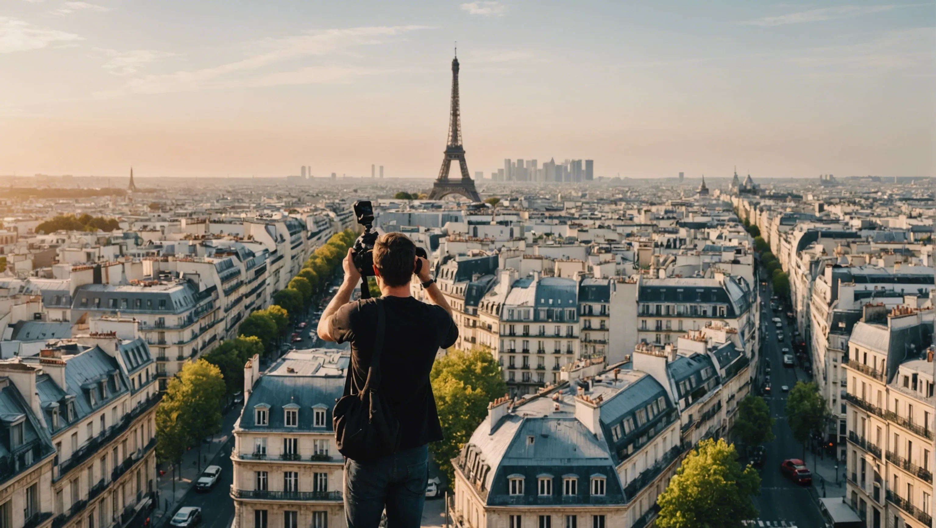 Photographe de paysage capturant la beauté de Paris