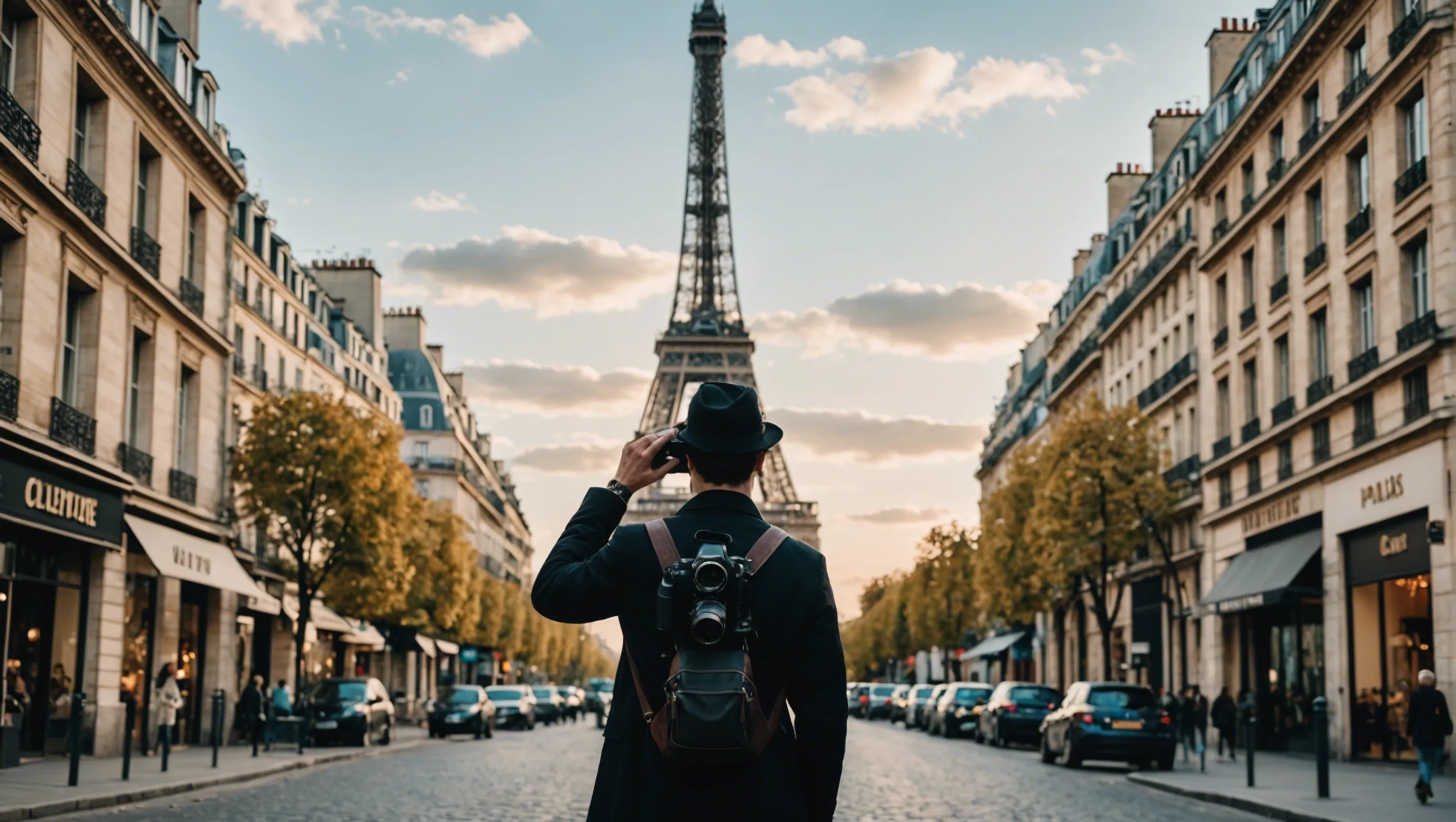 Photographe artistique à Paris capturant une scène créative