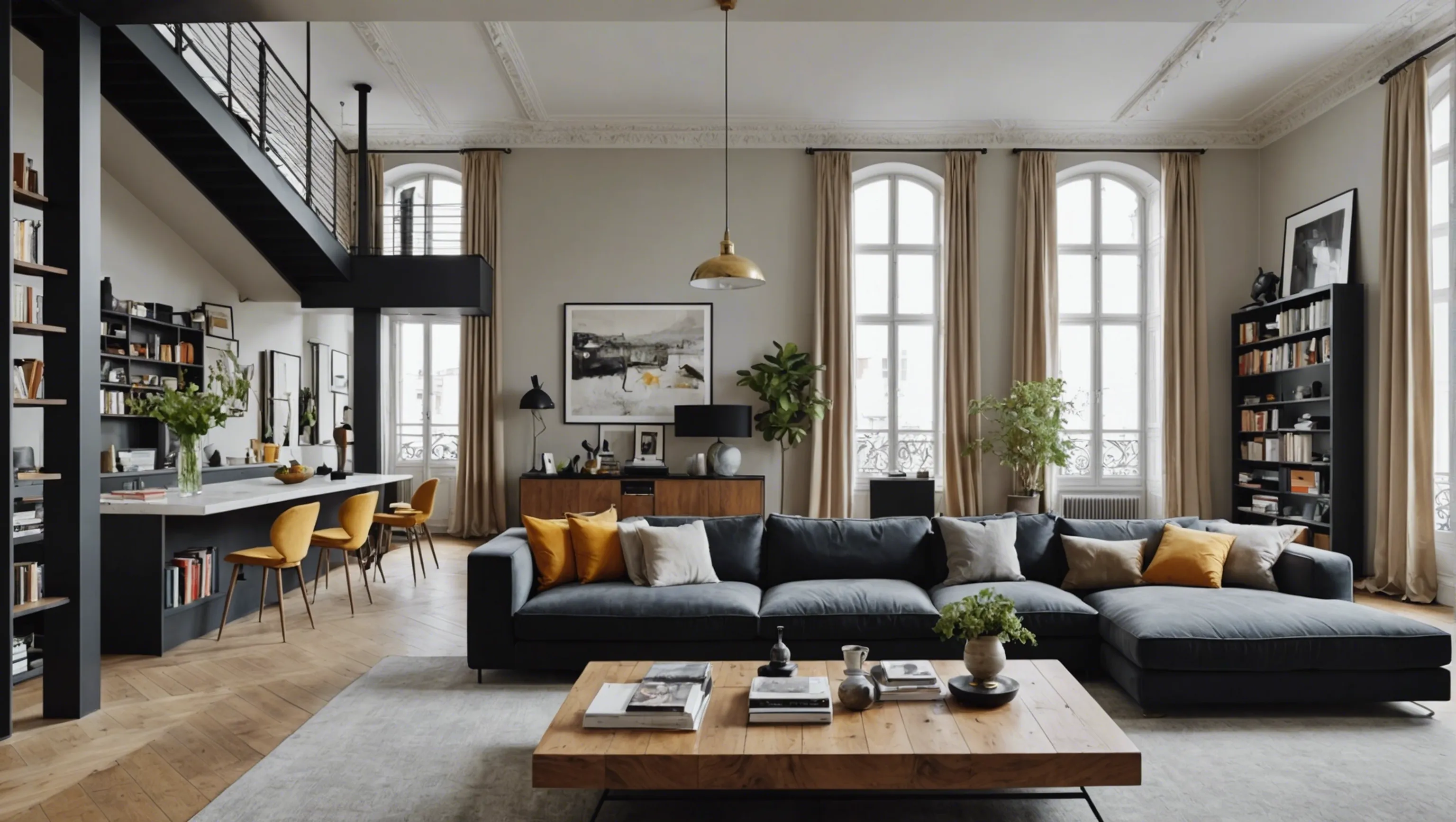 Loft avec style chic à Paris