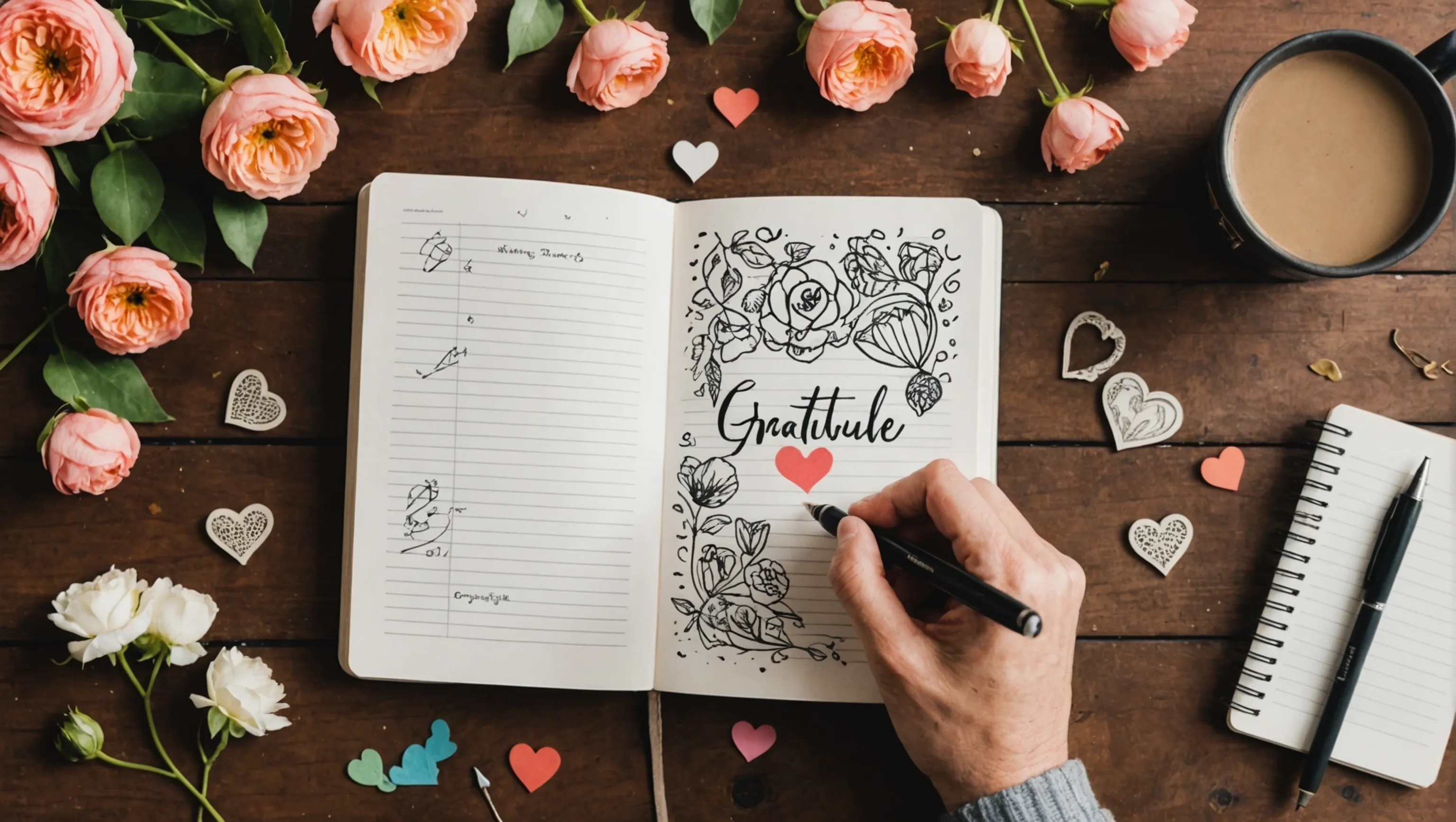 Tenir un journal de gratitude pour cultiver la reconnaissance