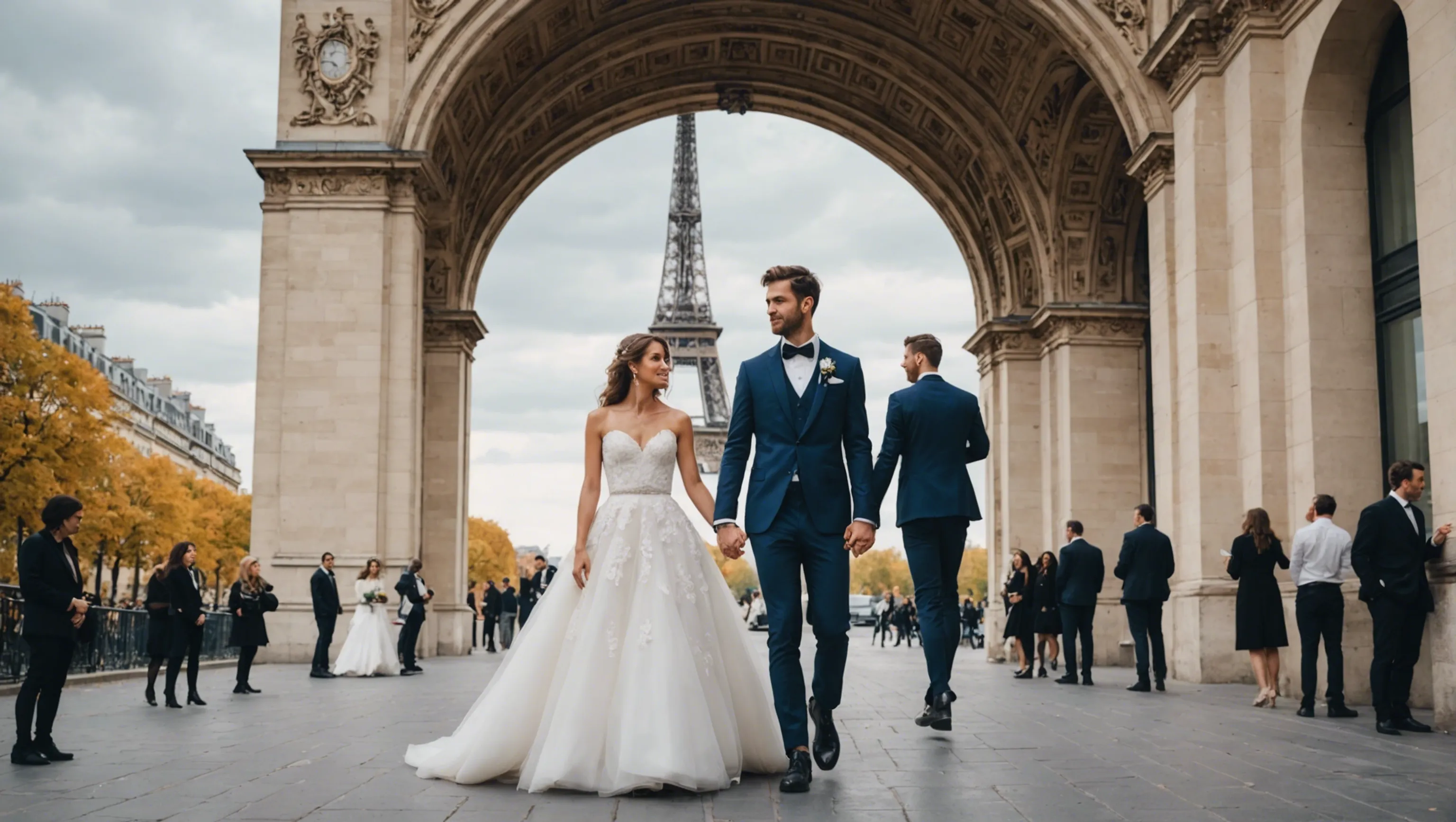 Photographie de mariage moderne à Paris