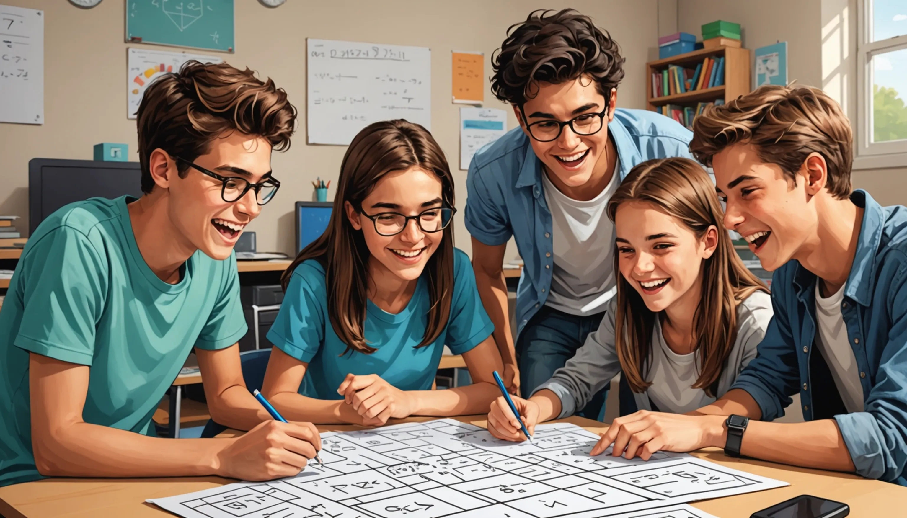 Engaging math games for teenagers promoting learning