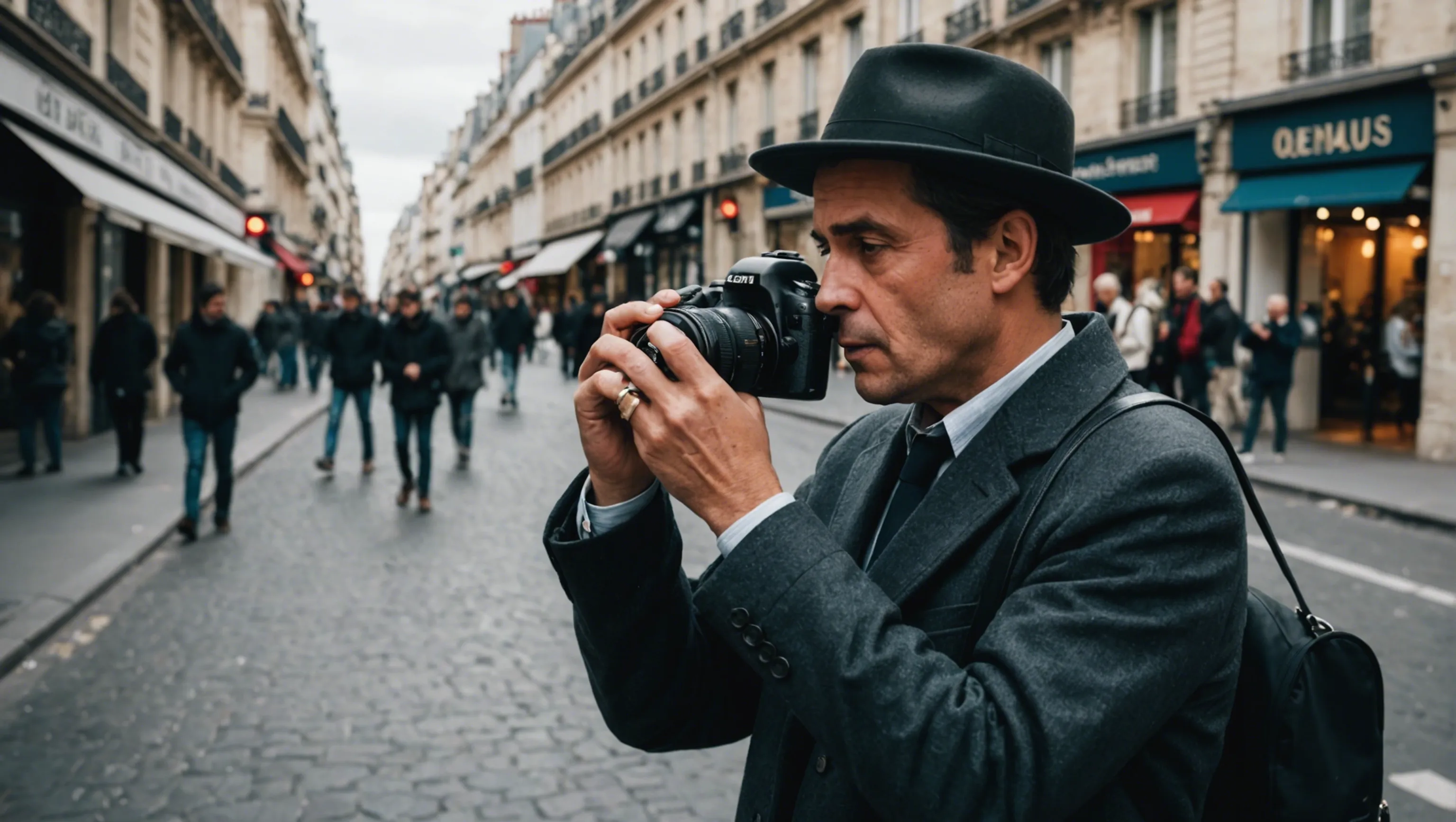 Photographe de rue à Paris