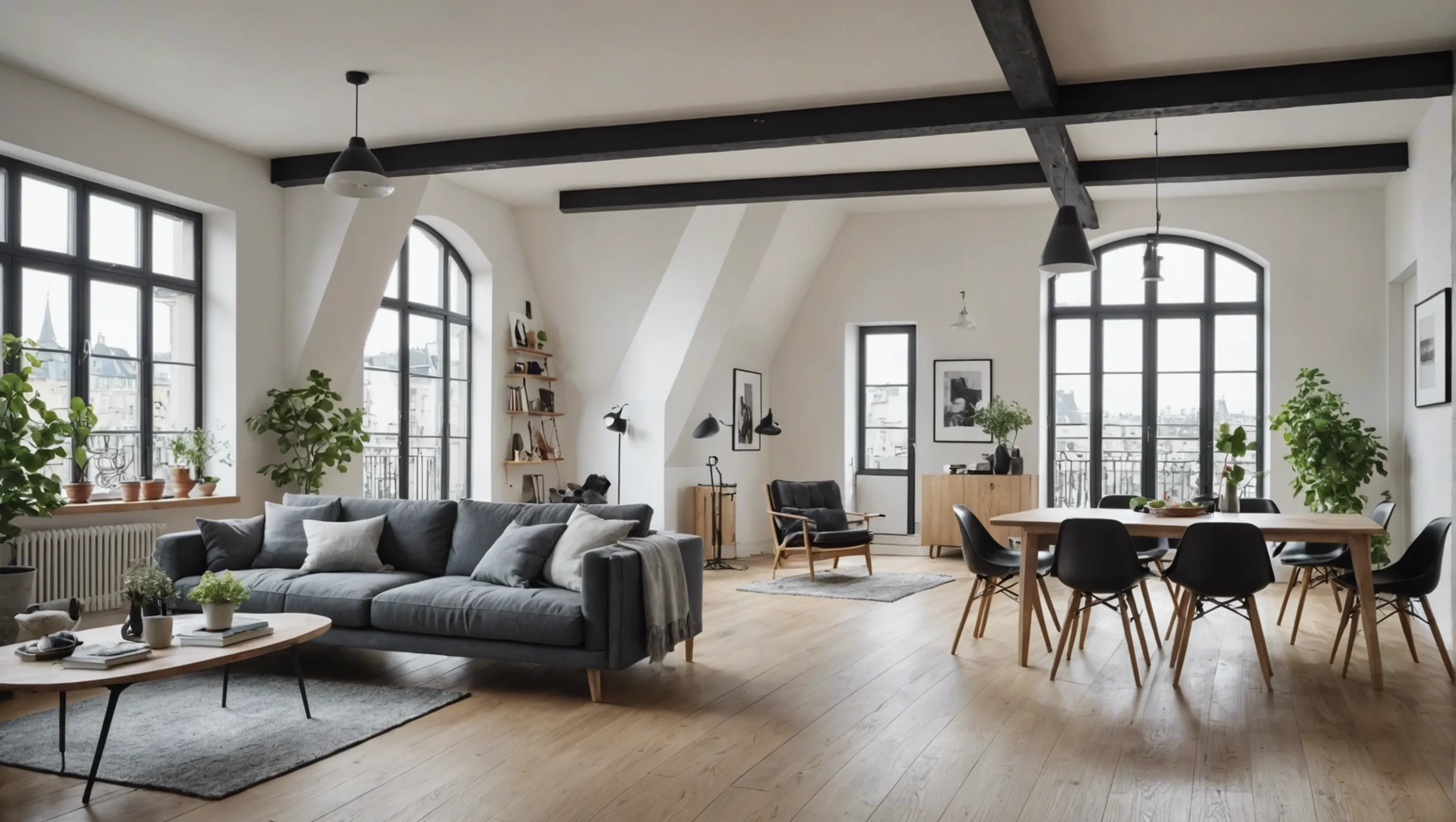 Loft avec Style Scandinave à Paris