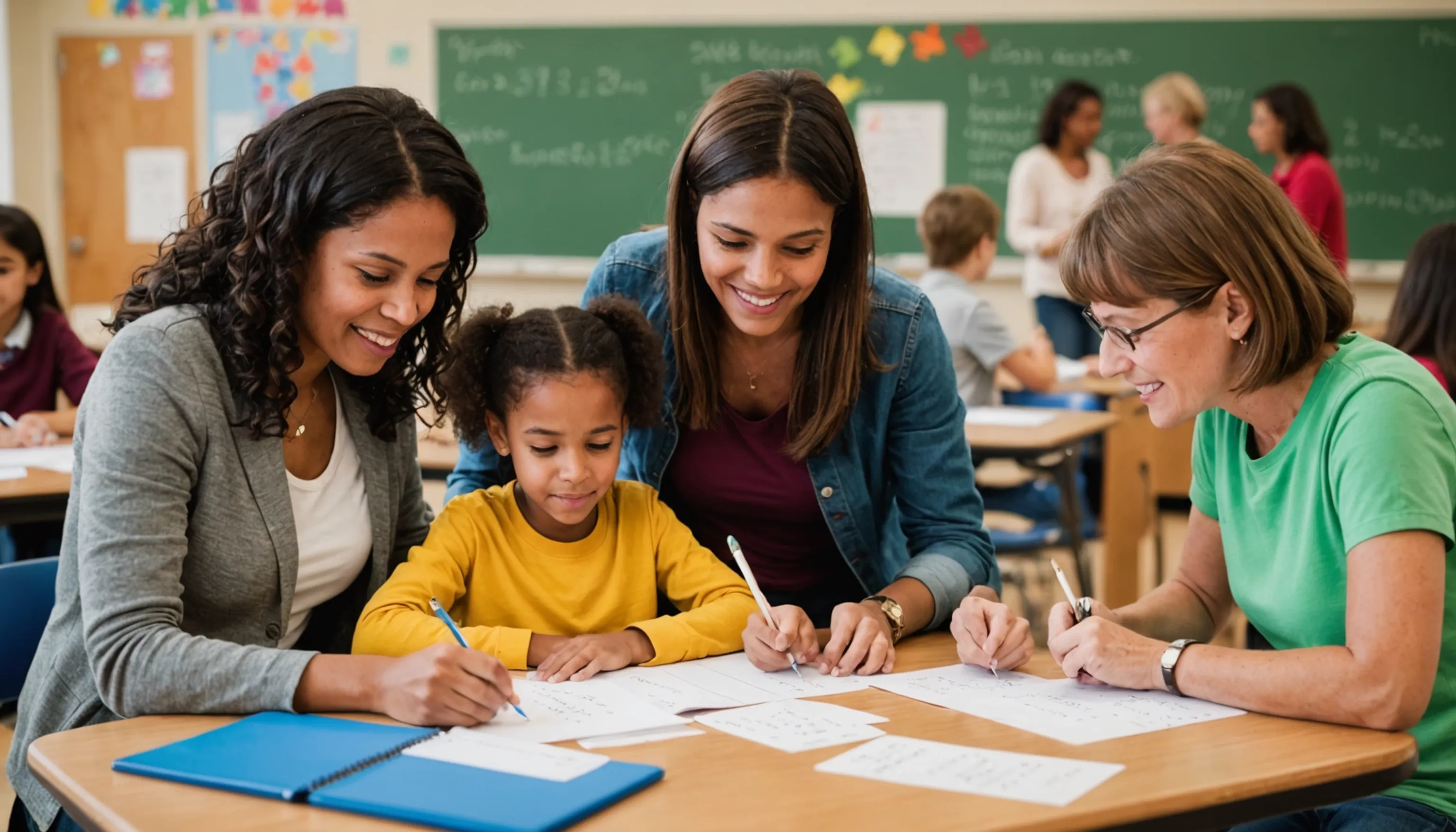 Parents and teachers fostering appreciation for math in teenagers