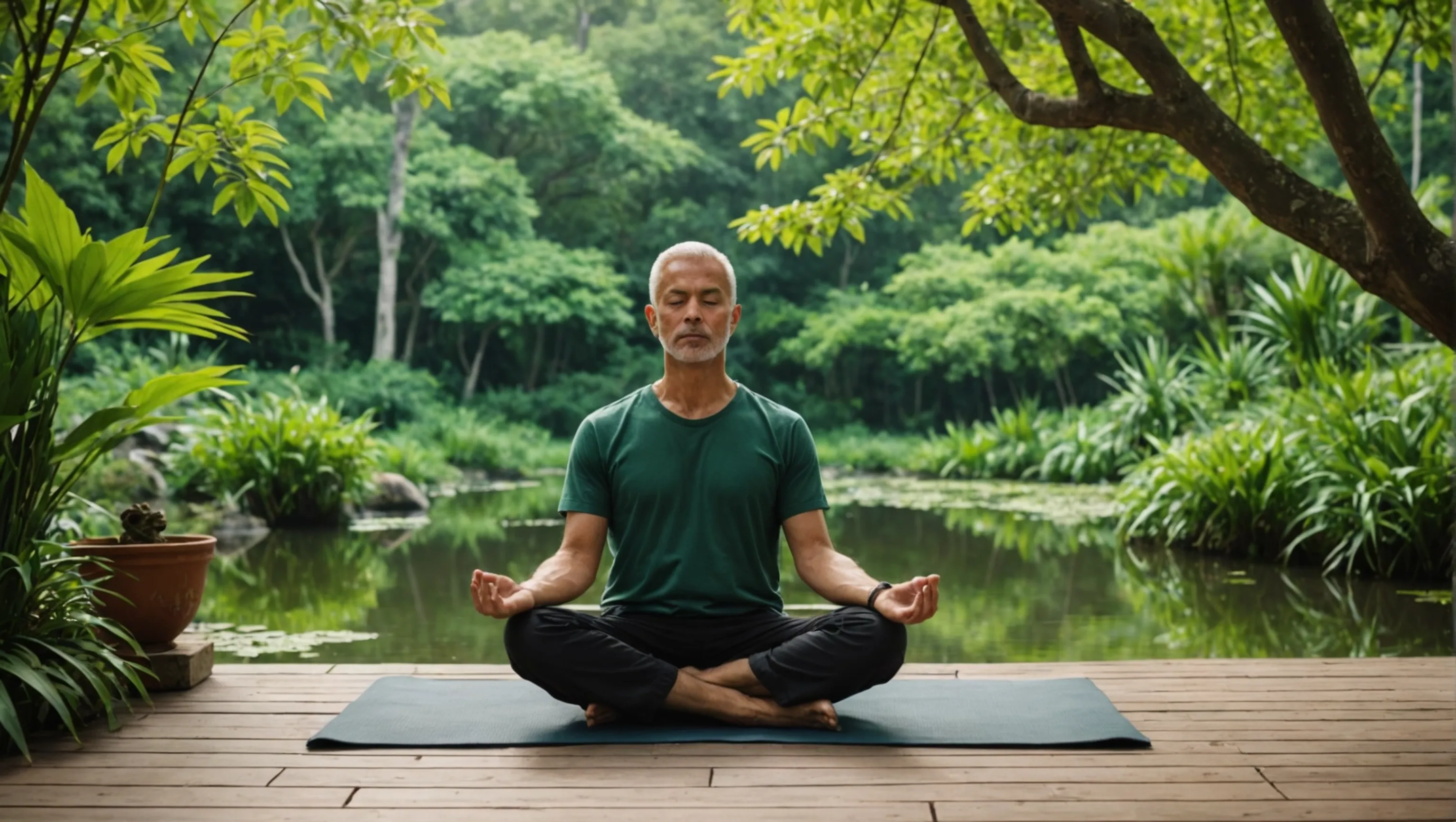 Lieu propice à la méditation en plein air