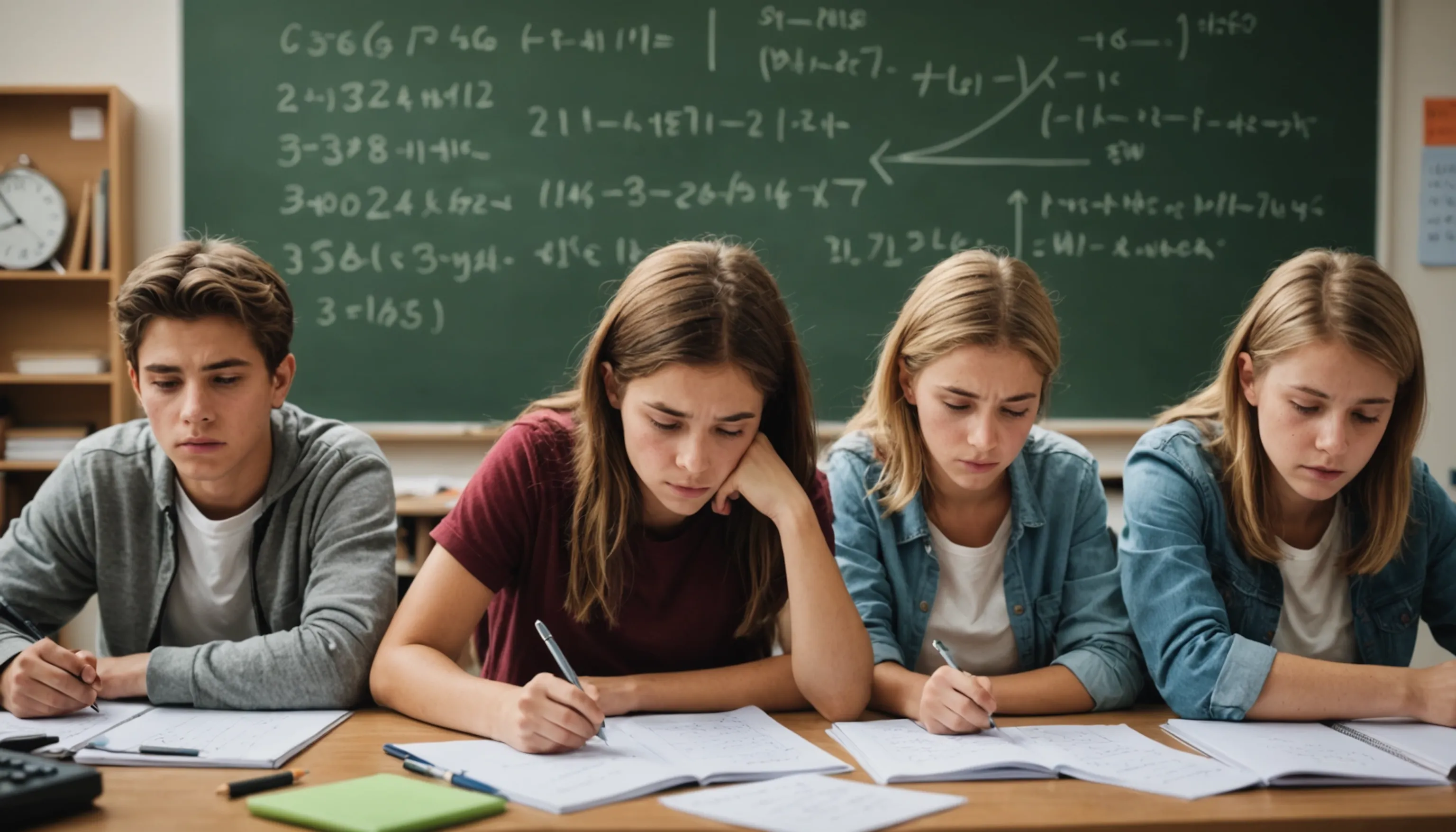 Causes of math anxiety in 9th grade students