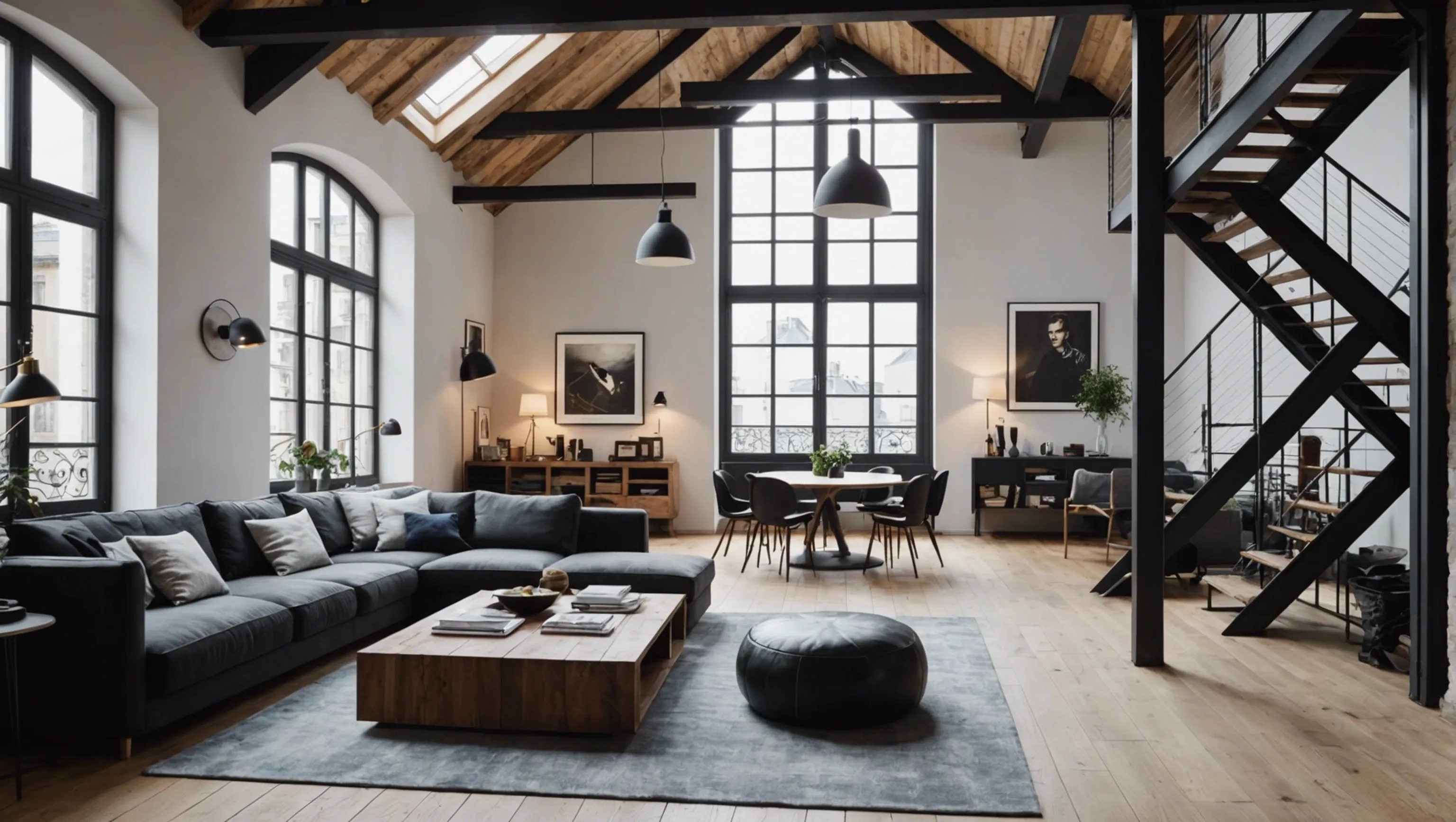 Loft avec style contemporain à Paris