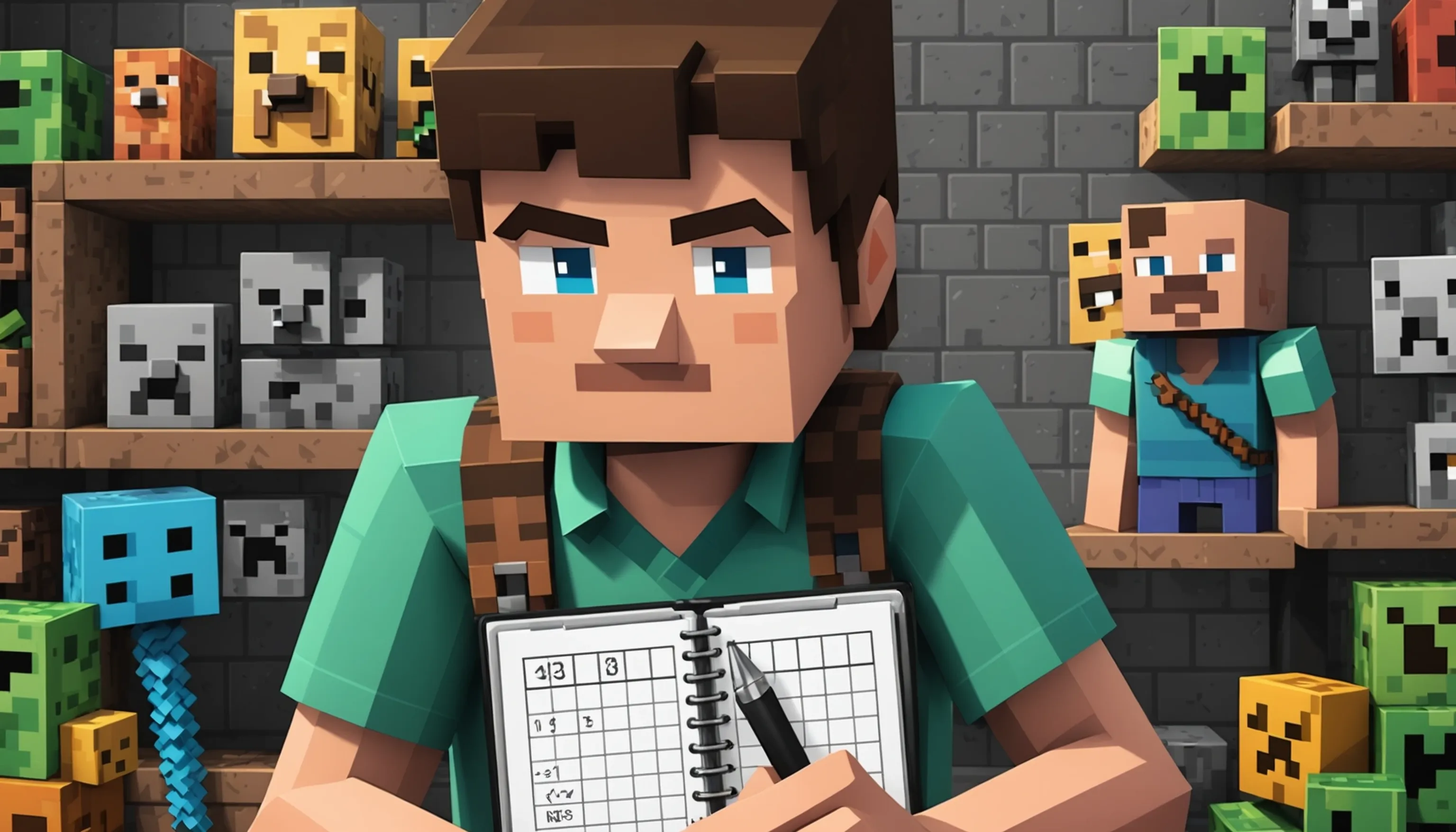 Using math for efficient resource management in Minecraft