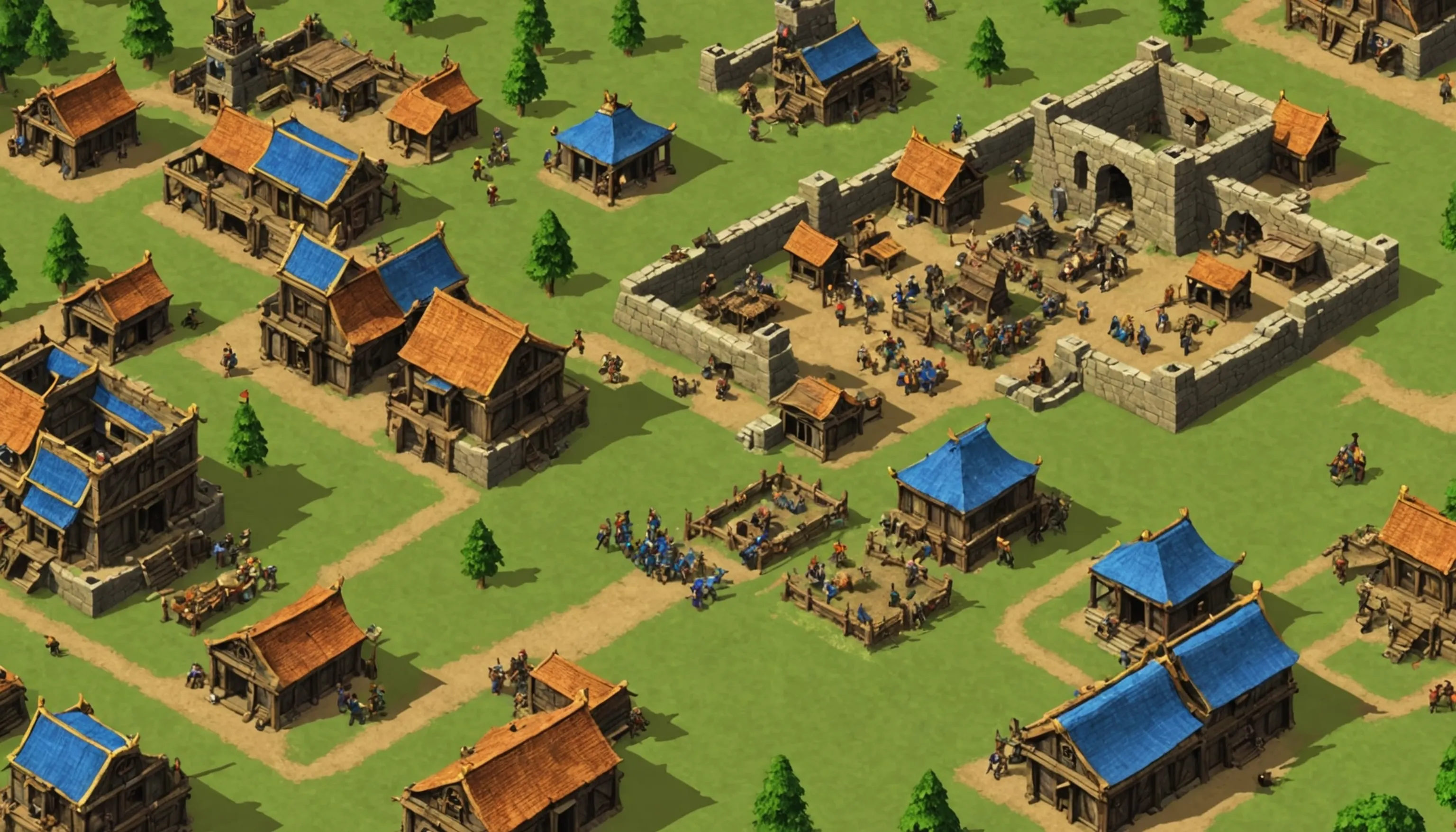 Teenagers learning math concepts through Age of Empires