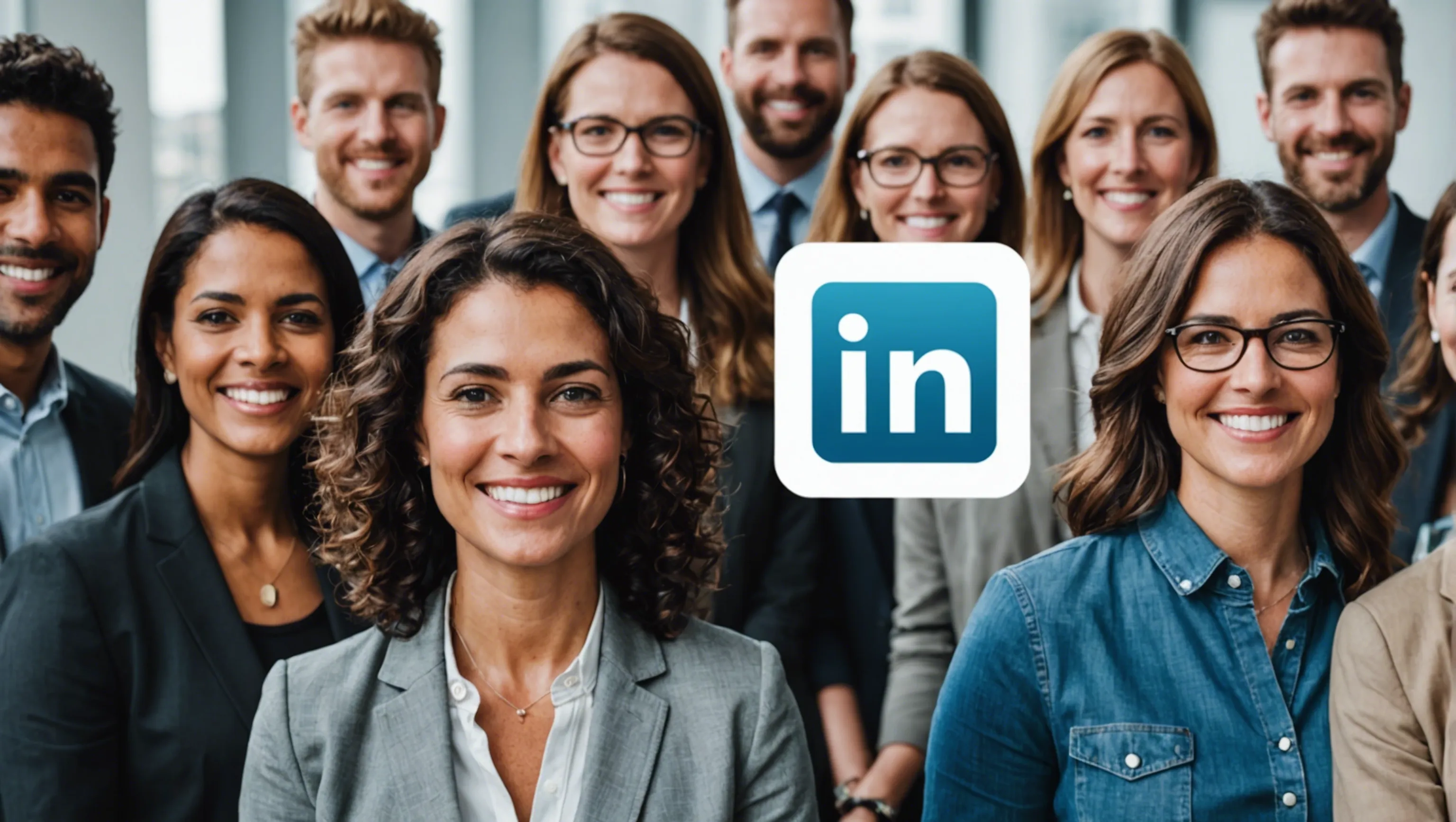 Marketer beim Networking in LinkedIn-Gruppen