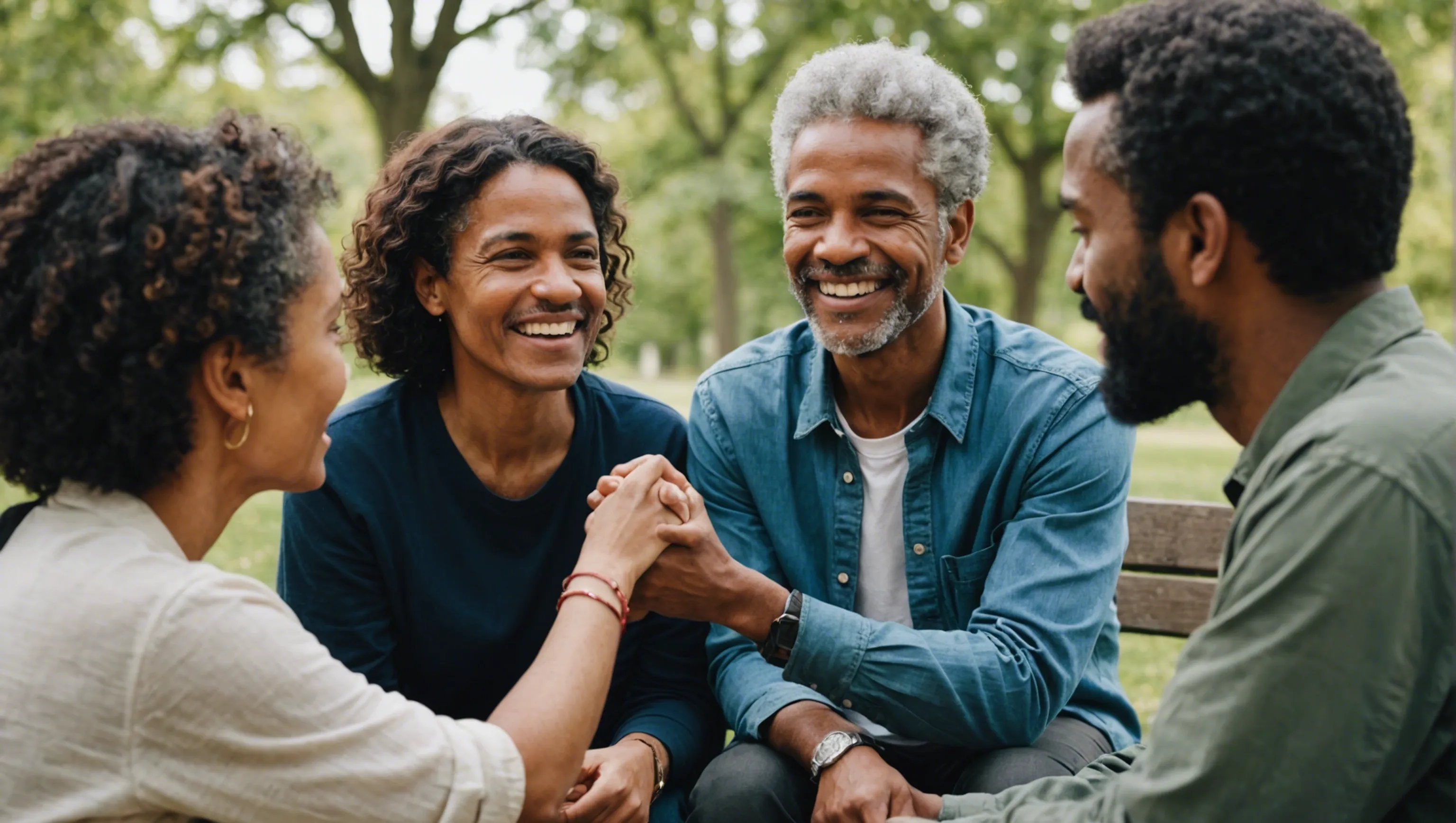 Illustration de personnes pratiquant la Communication Non Violente