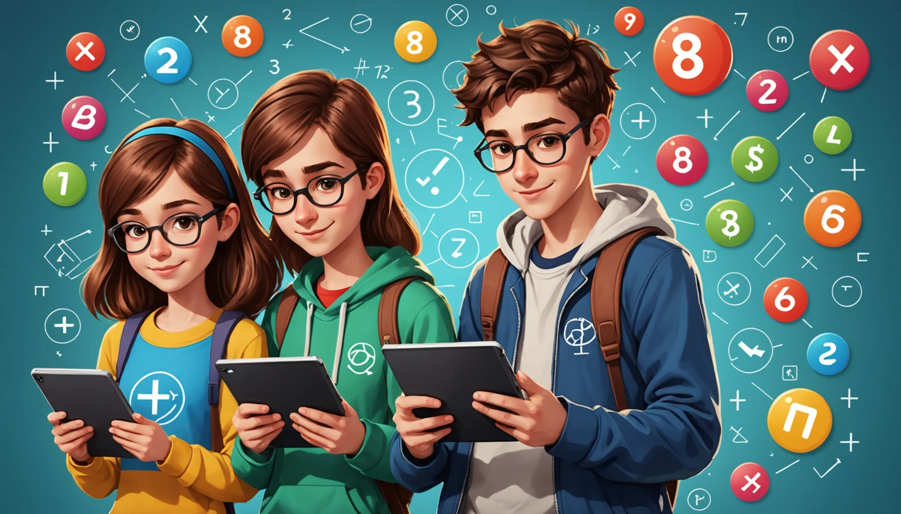 Engaging math games and apps for teenagers