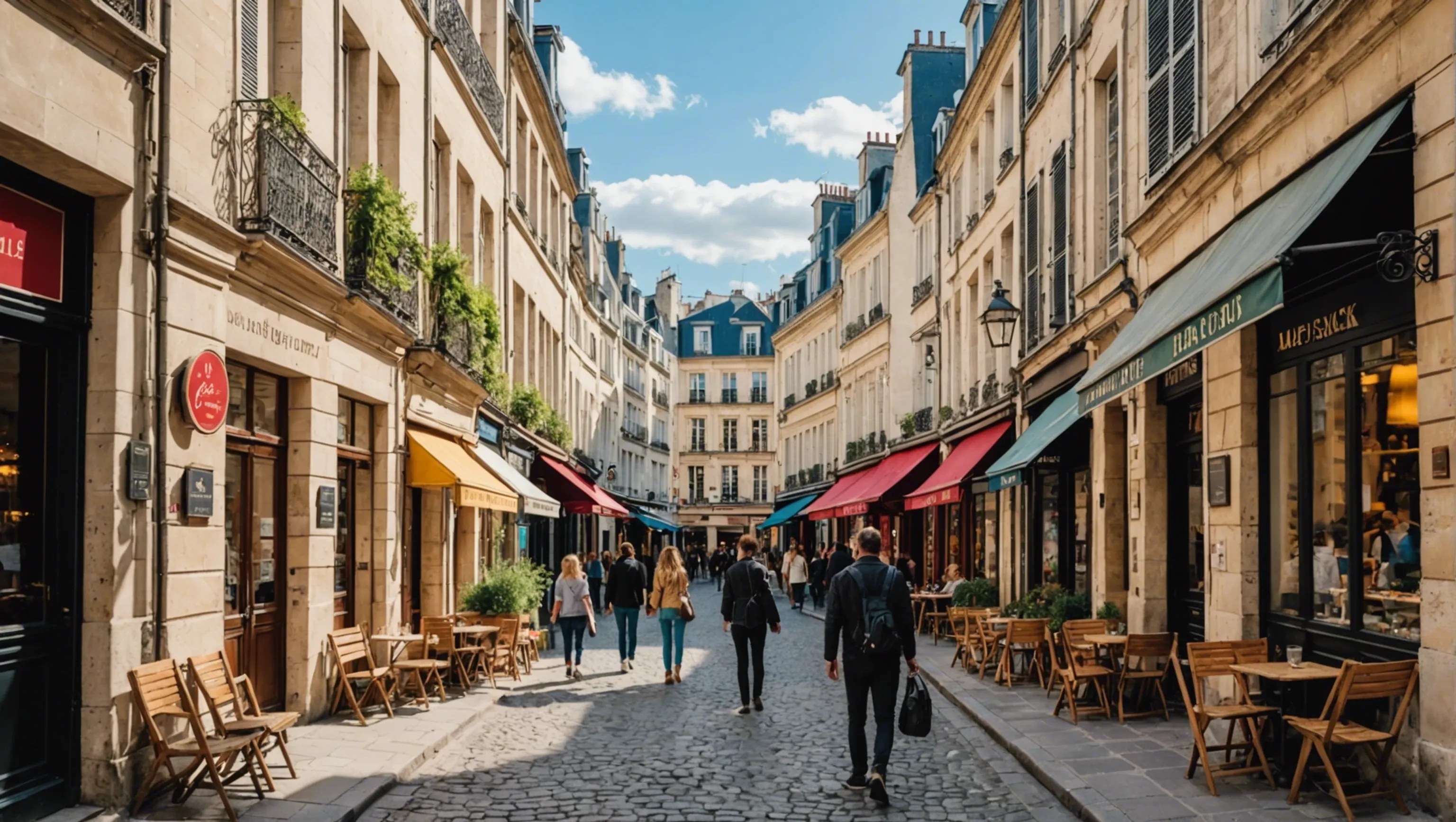 Le quartier du Marais à Paris