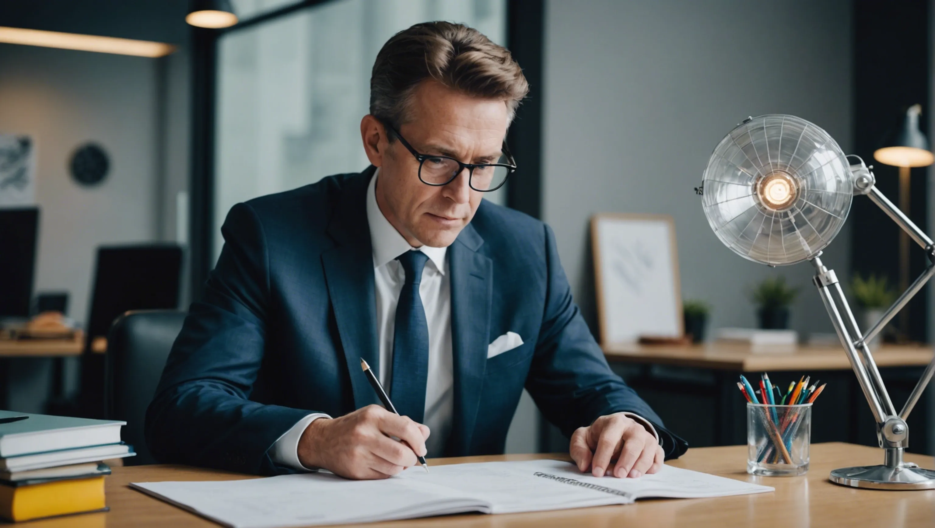 Directeur de l'innovation étudiant les tendances du marché futur