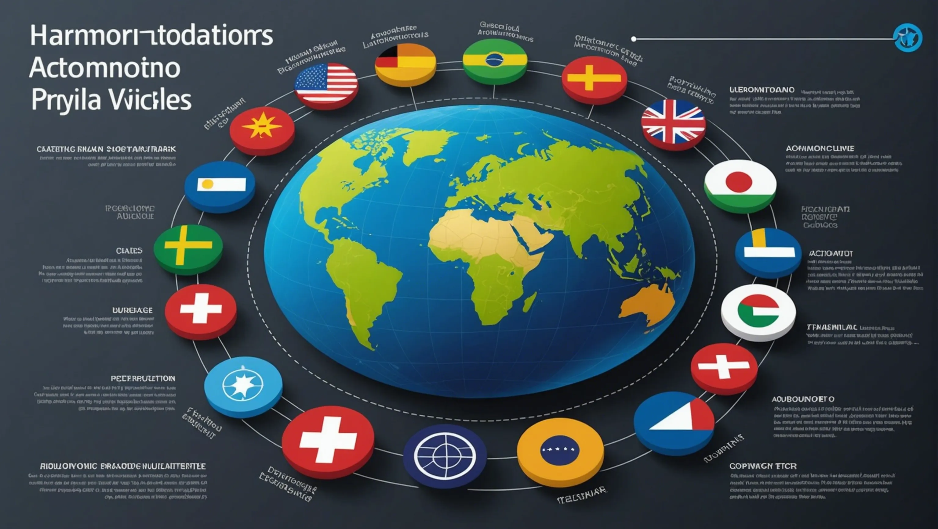 Défis de l'harmonisation des réglementations internationales pour les véhicules autonomes