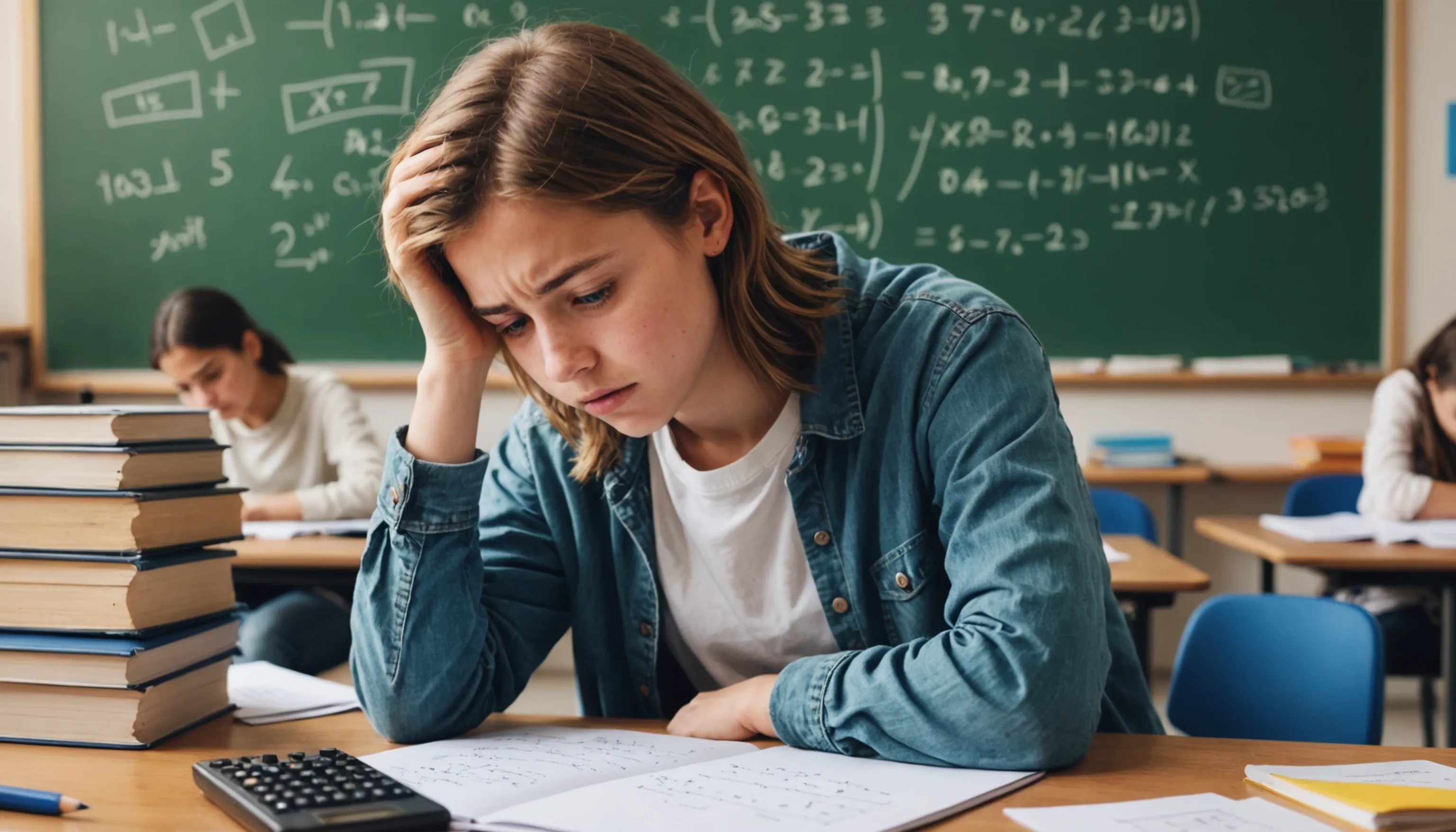 Impact of math anxiety on learning in teenagers