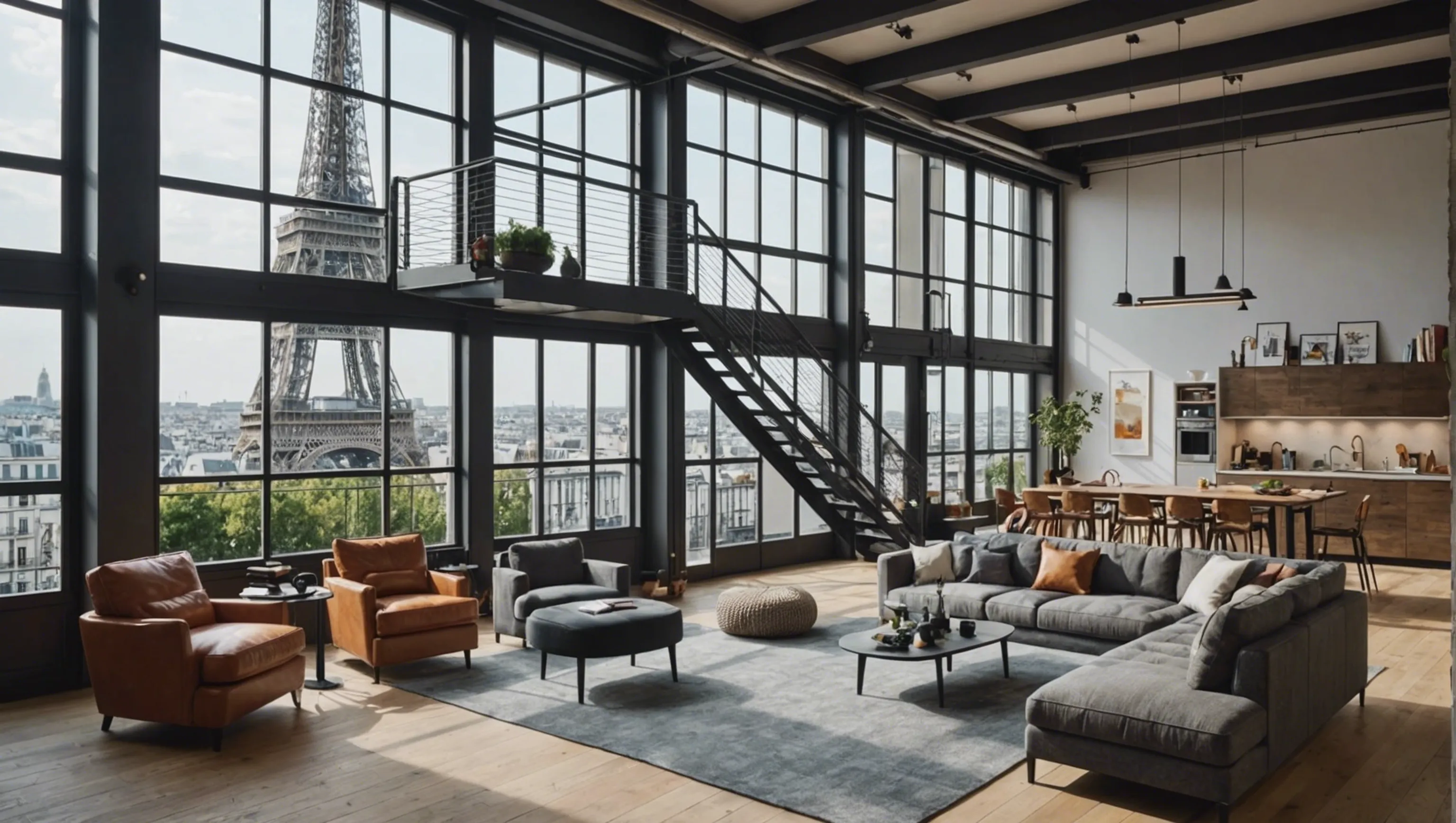 Loft avec style loft tokyoïte à Paris