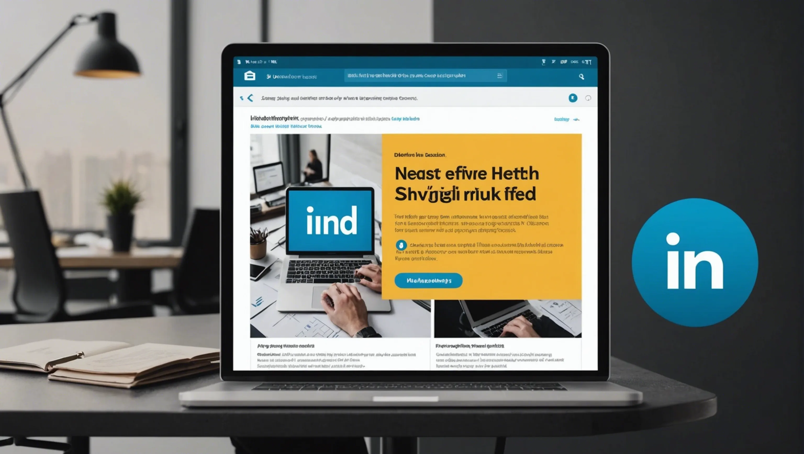 Klare Botschaft und ansprechendes Design für LinkedIn-Anzeigen