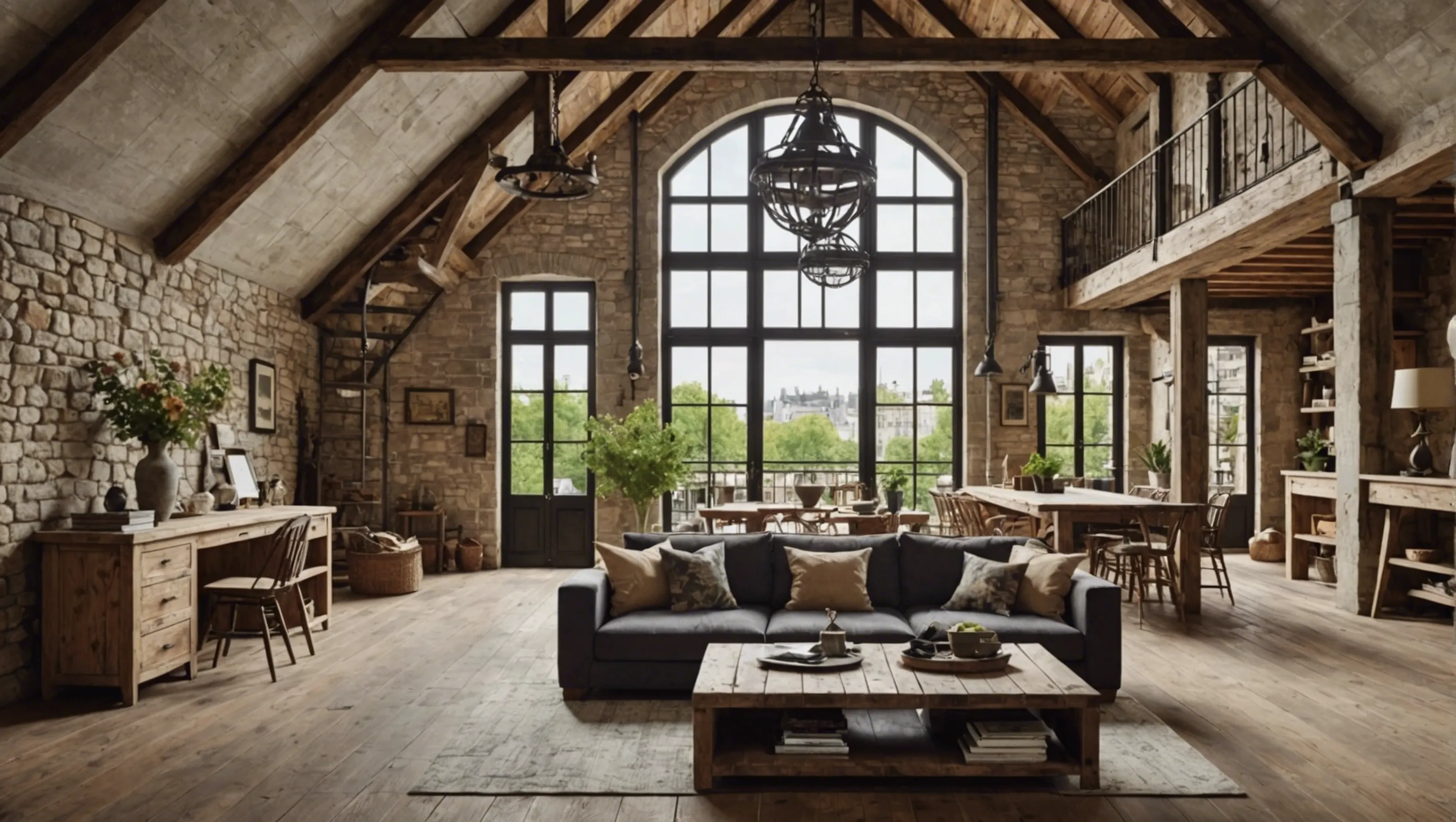 Loft avec style champêtre à Paris