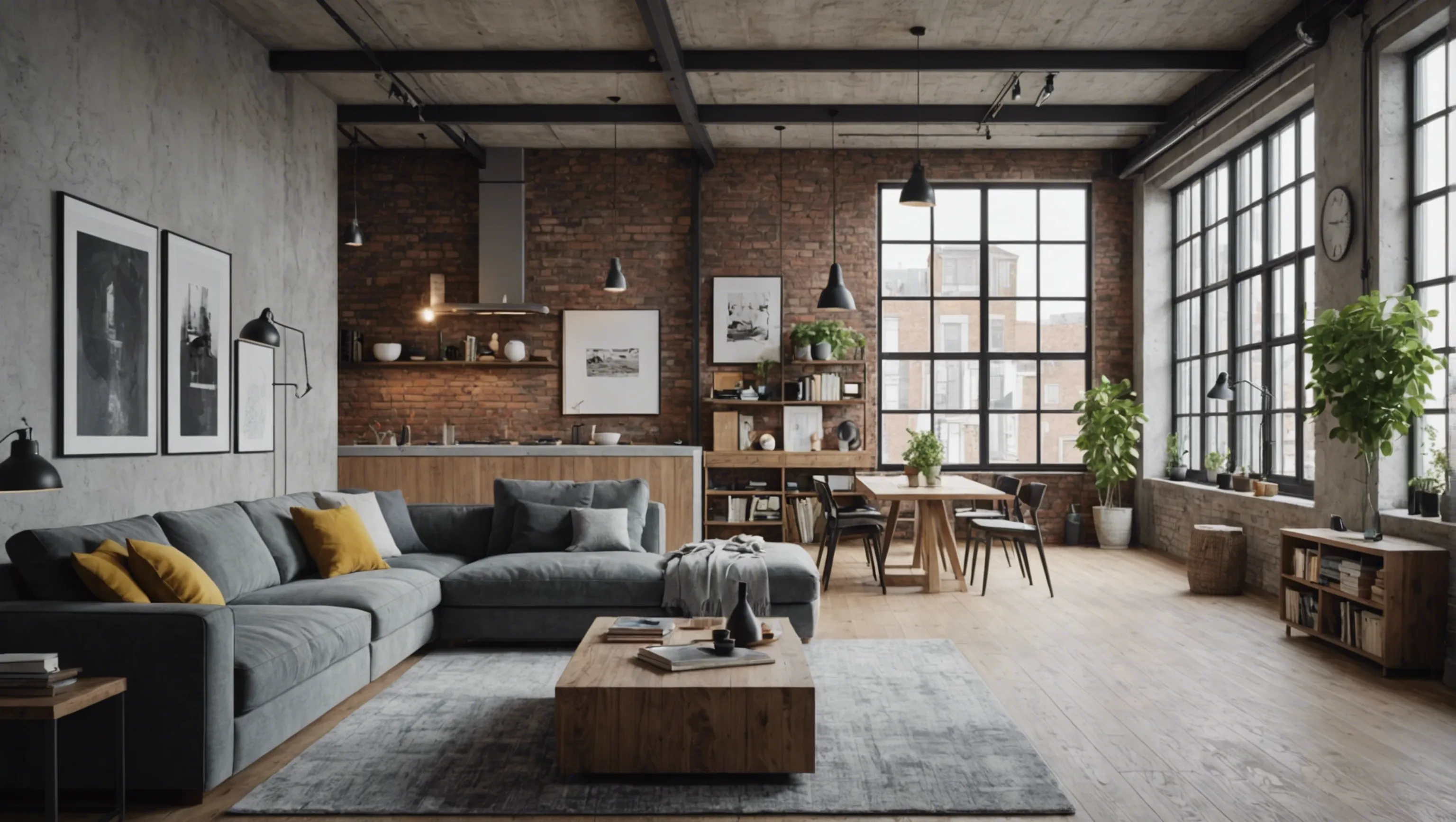 Loft avec climatisation pour projets de marketing, communication, réalisation, repérage et décoration