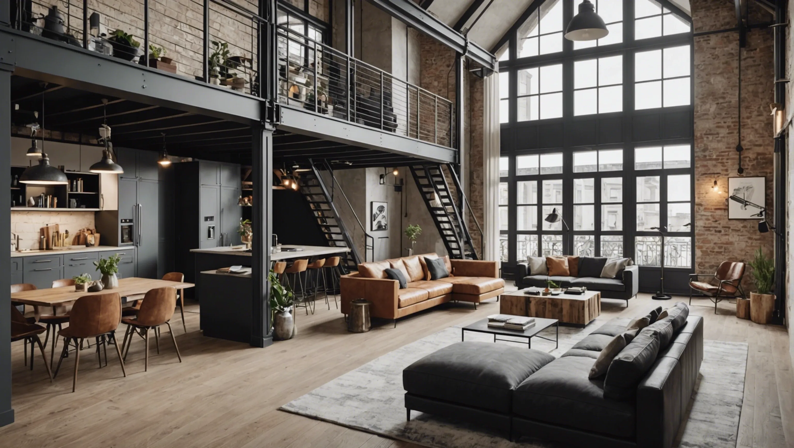 Style loft montréalais à Paris : fusion créative