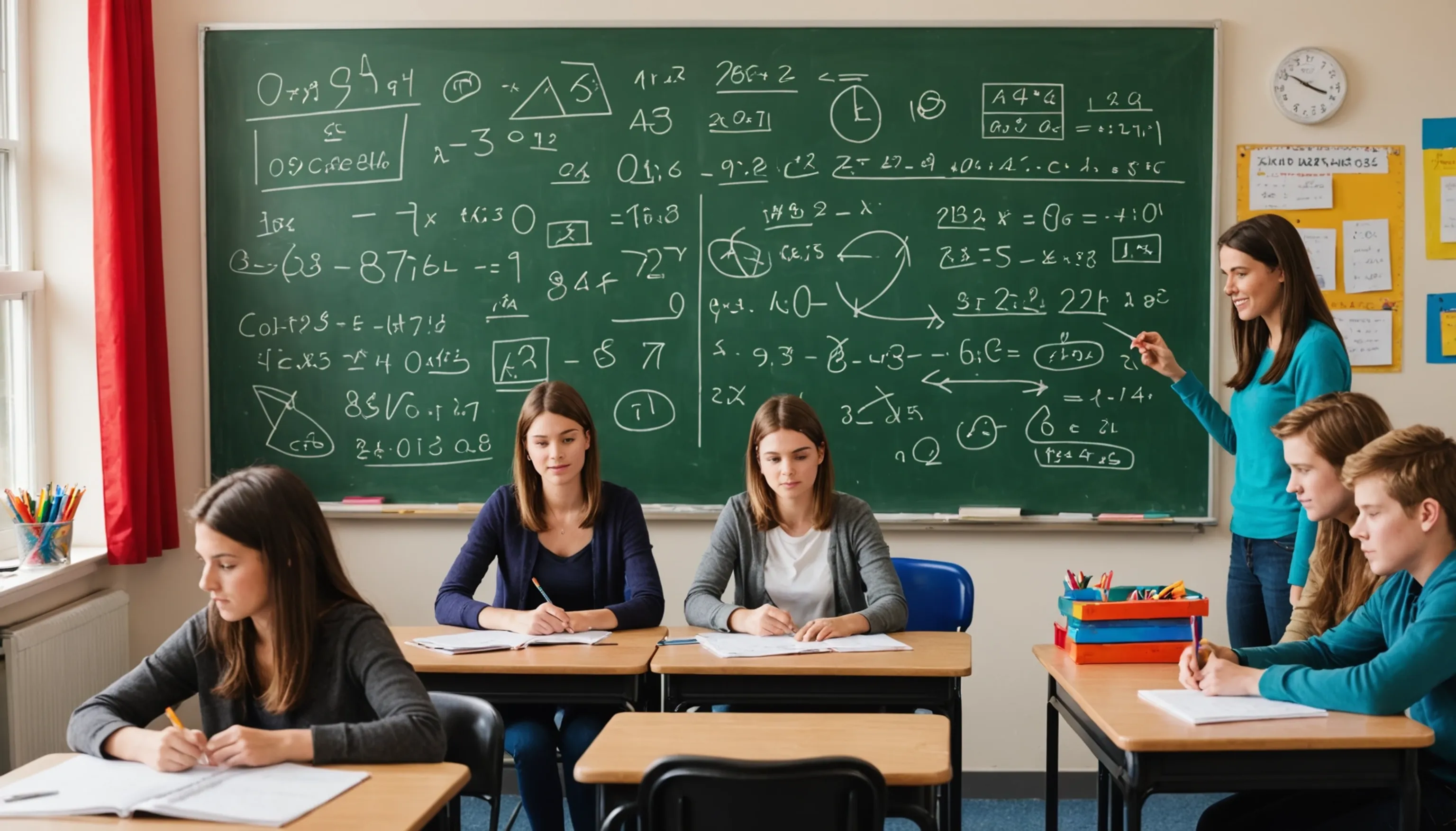 Engaging math teaching strategies for teenagers in a classroom setting