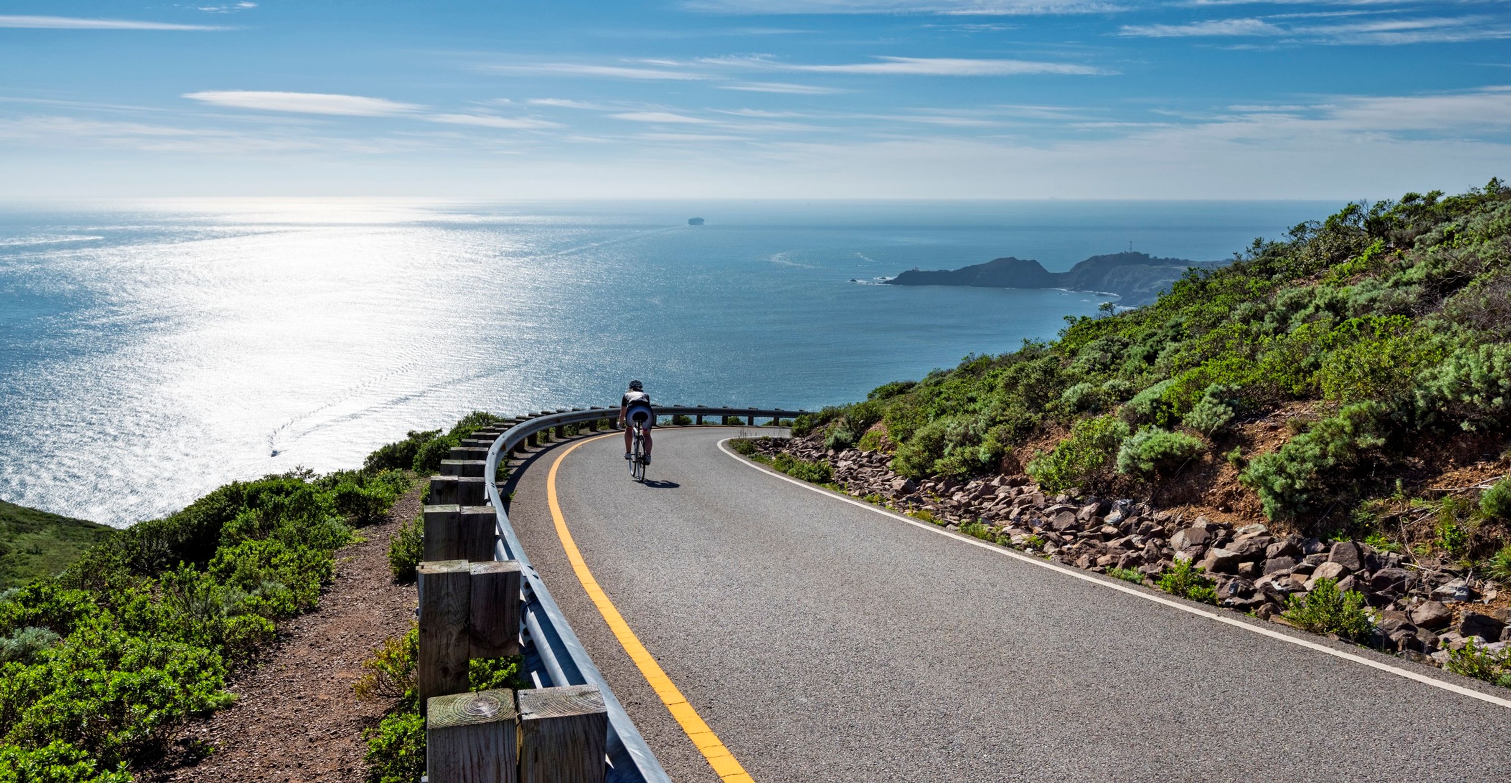 Coastal road in San Francisco, California