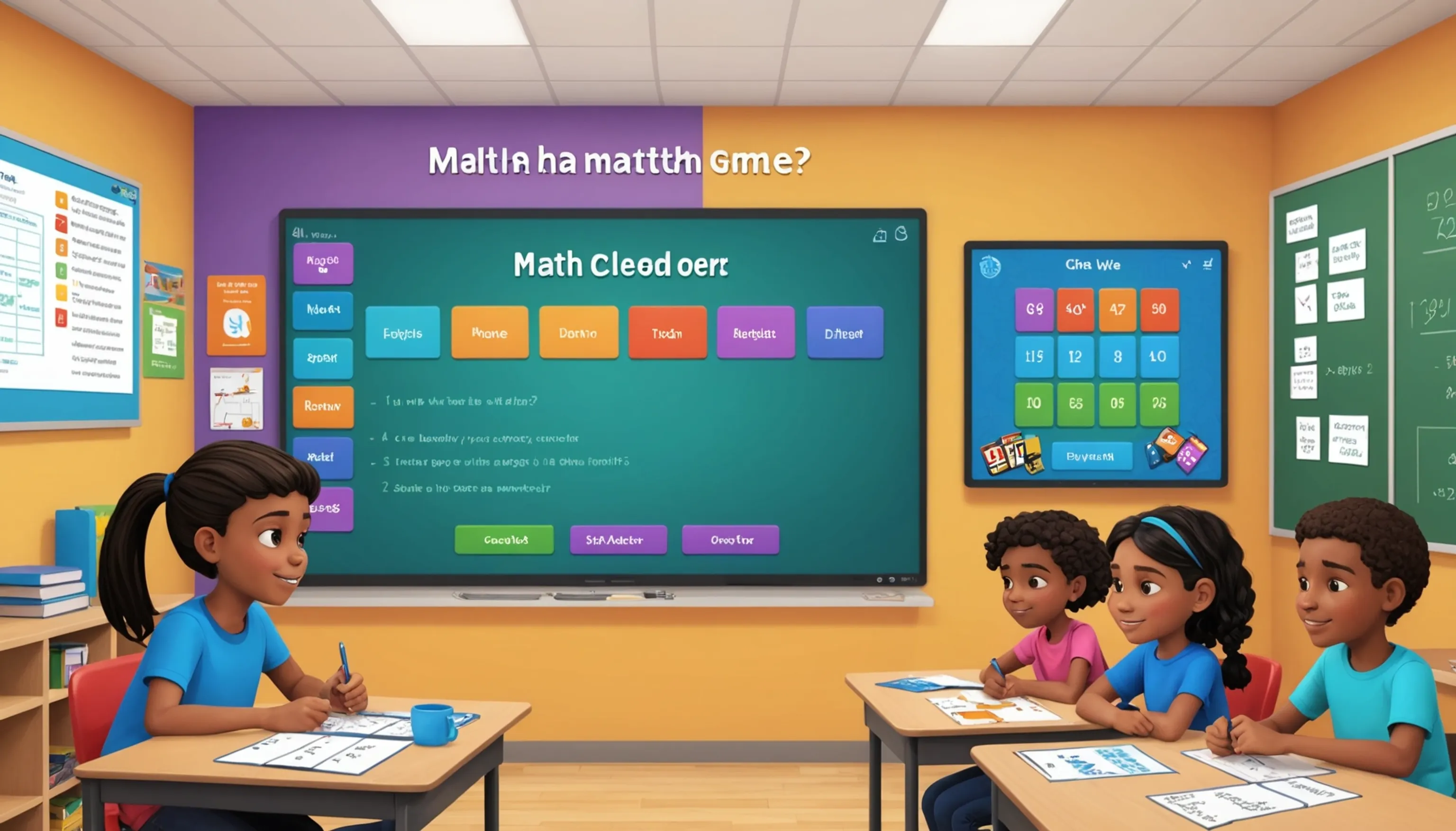 Popular math games for sixth graders in a classroom setting