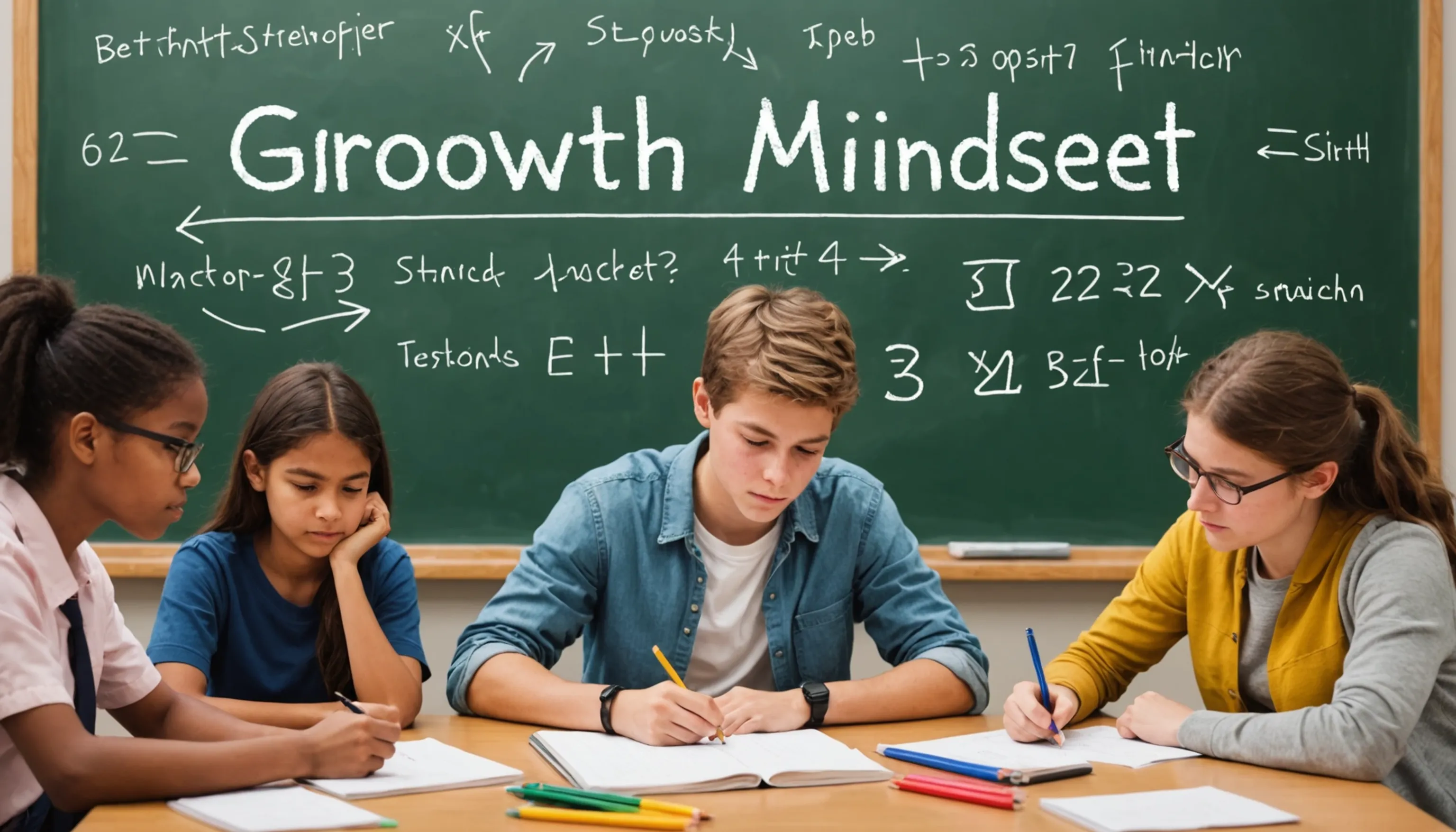 Encouraging a growth mindset in teenagers for math