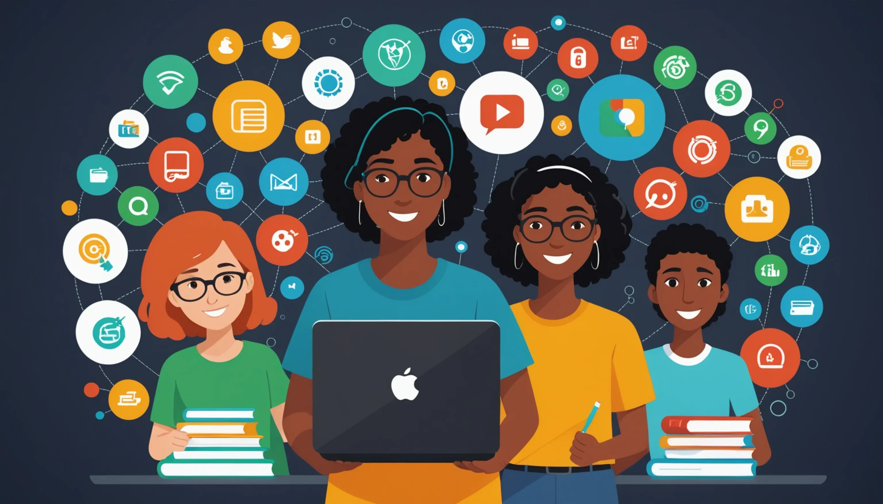 Access to diverse resources in online learning for teenagers