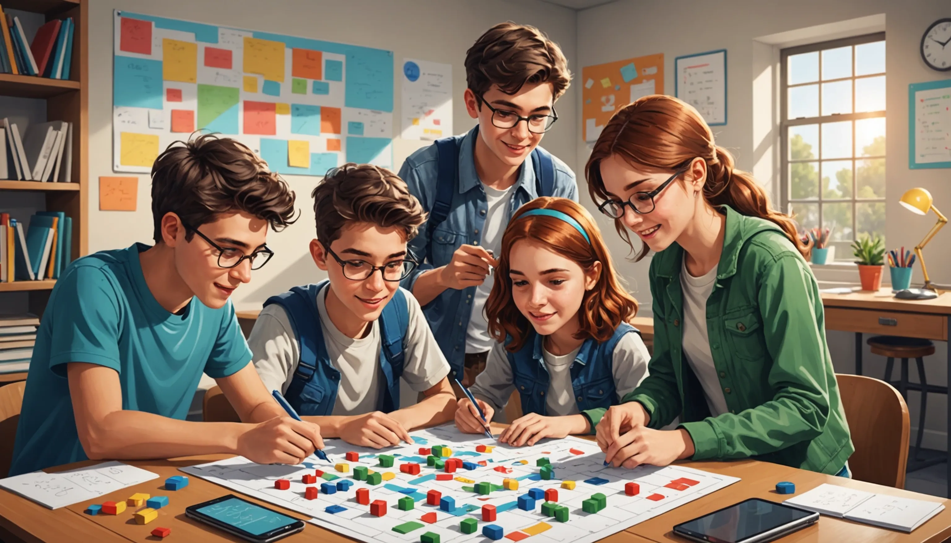 Games and puzzles that make math enjoyable for teenagers