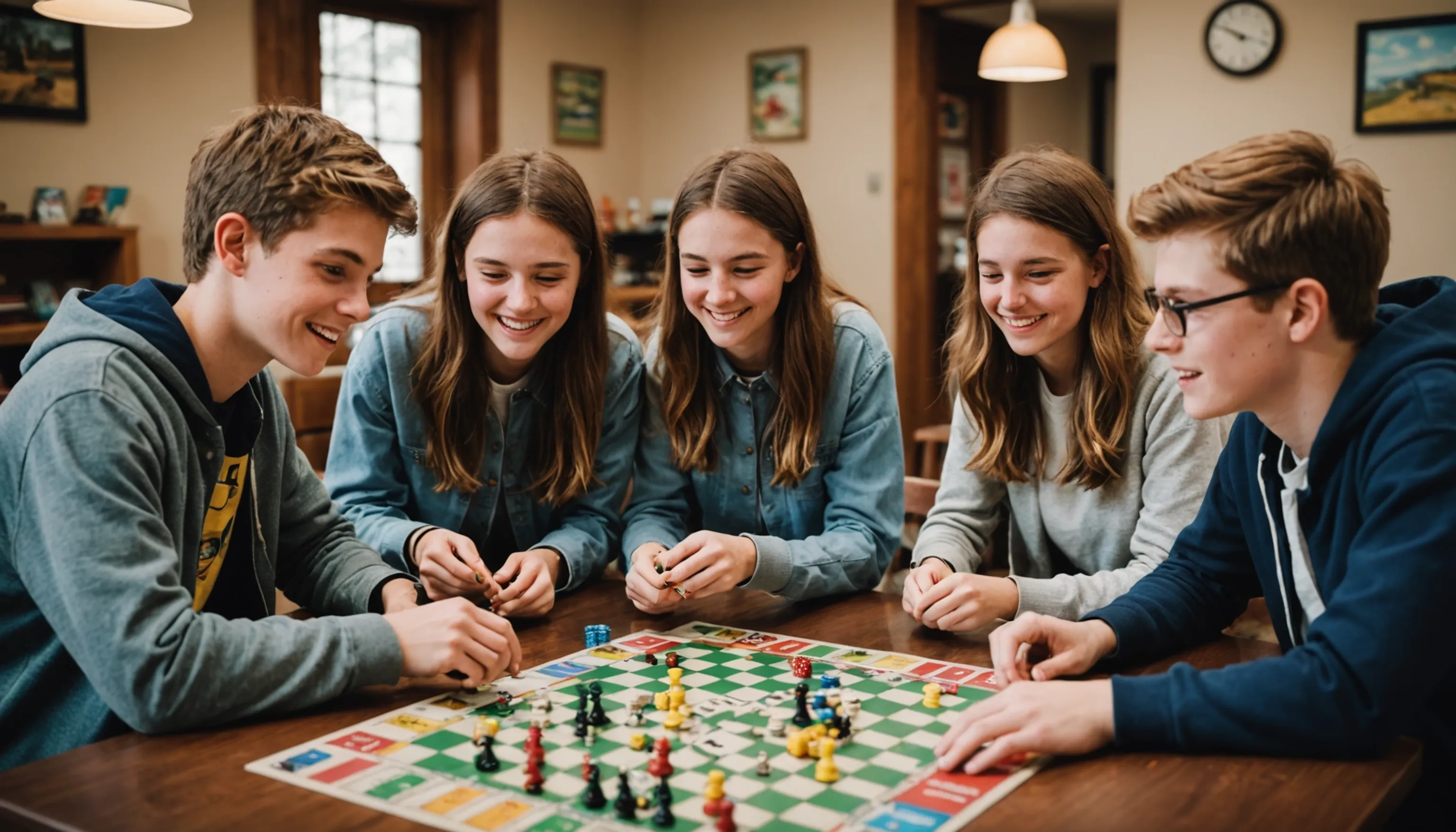 Educational board games for teenagers promoting learning