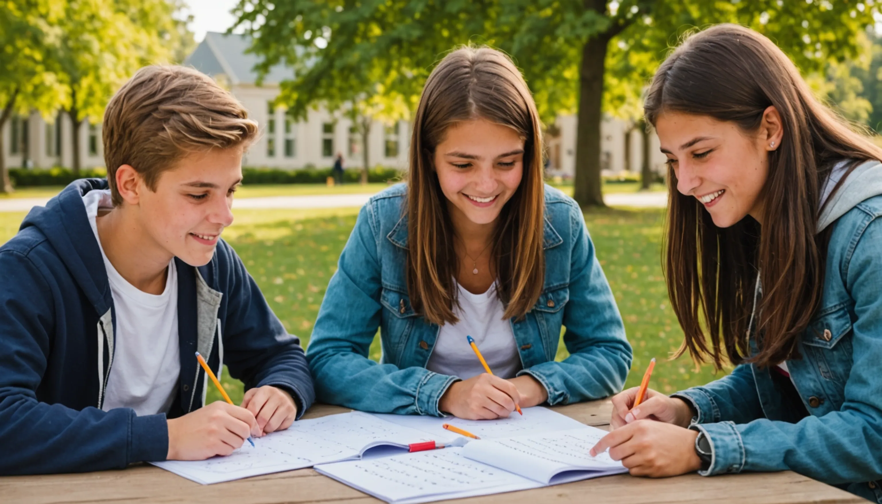 Teenagers engaging with math outside of the classroom