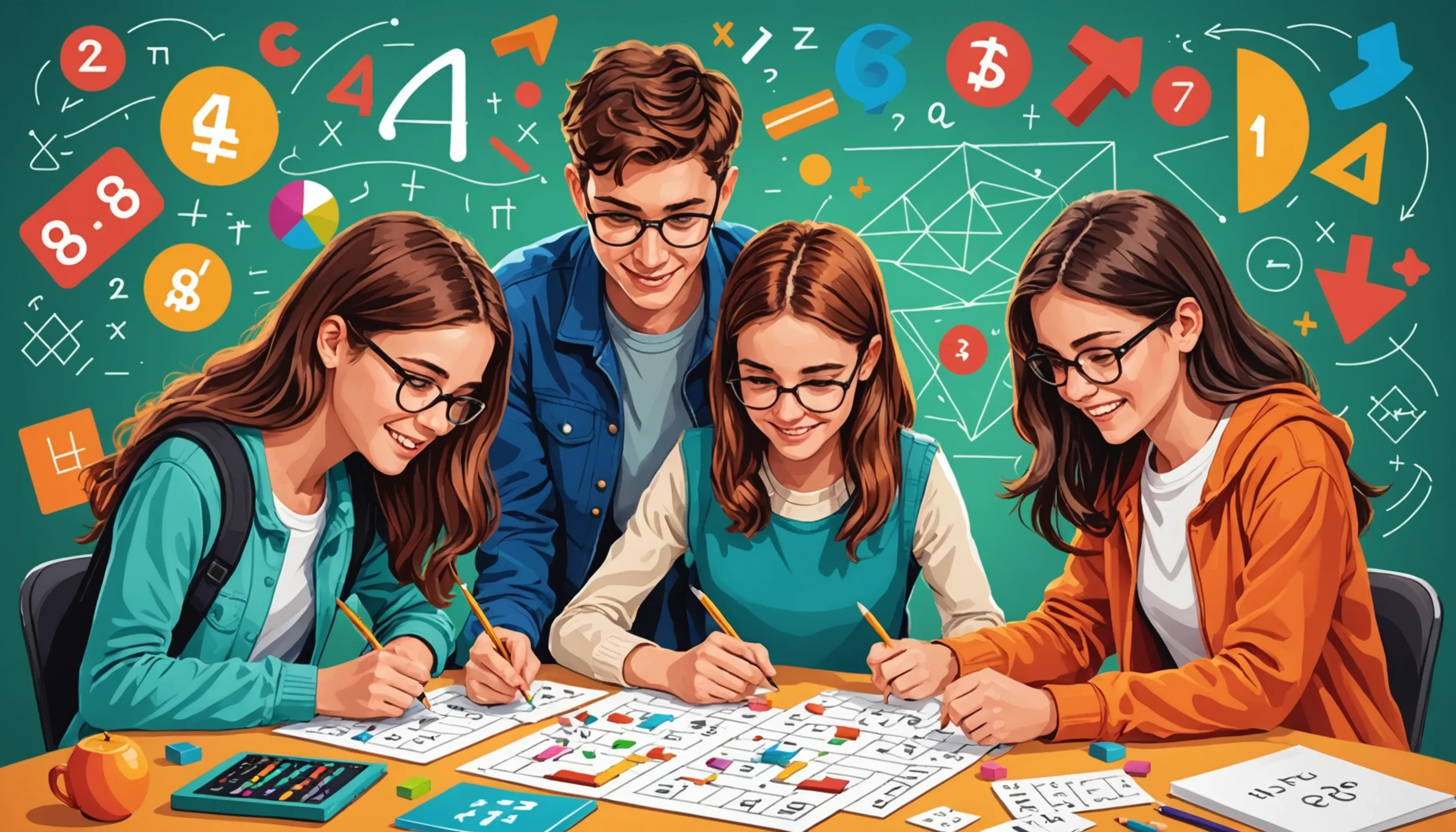 Engaging math puzzles for fun learning with teenagers