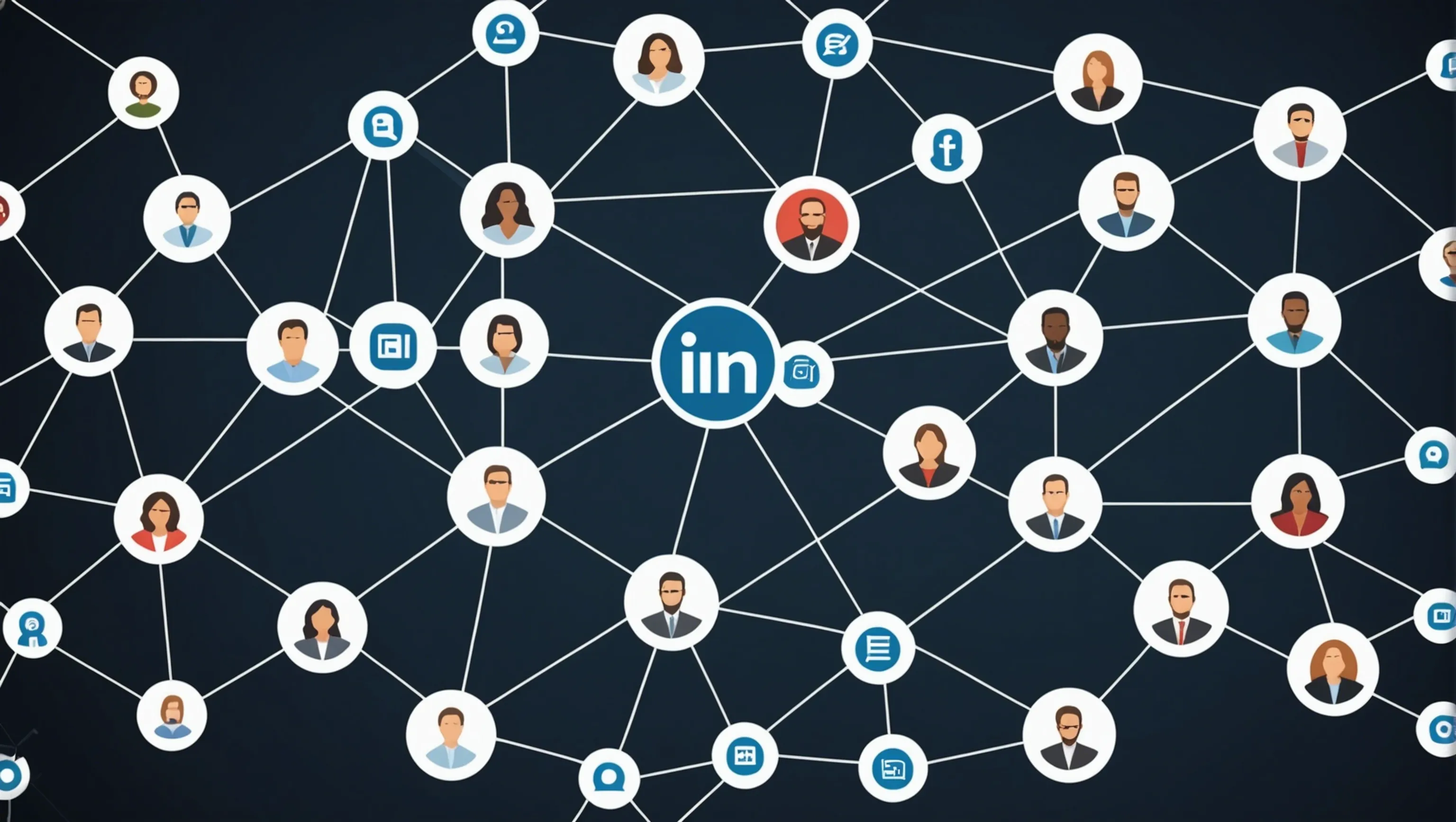 Analyse des Netzwerks und der Verbindungen auf LinkedIn