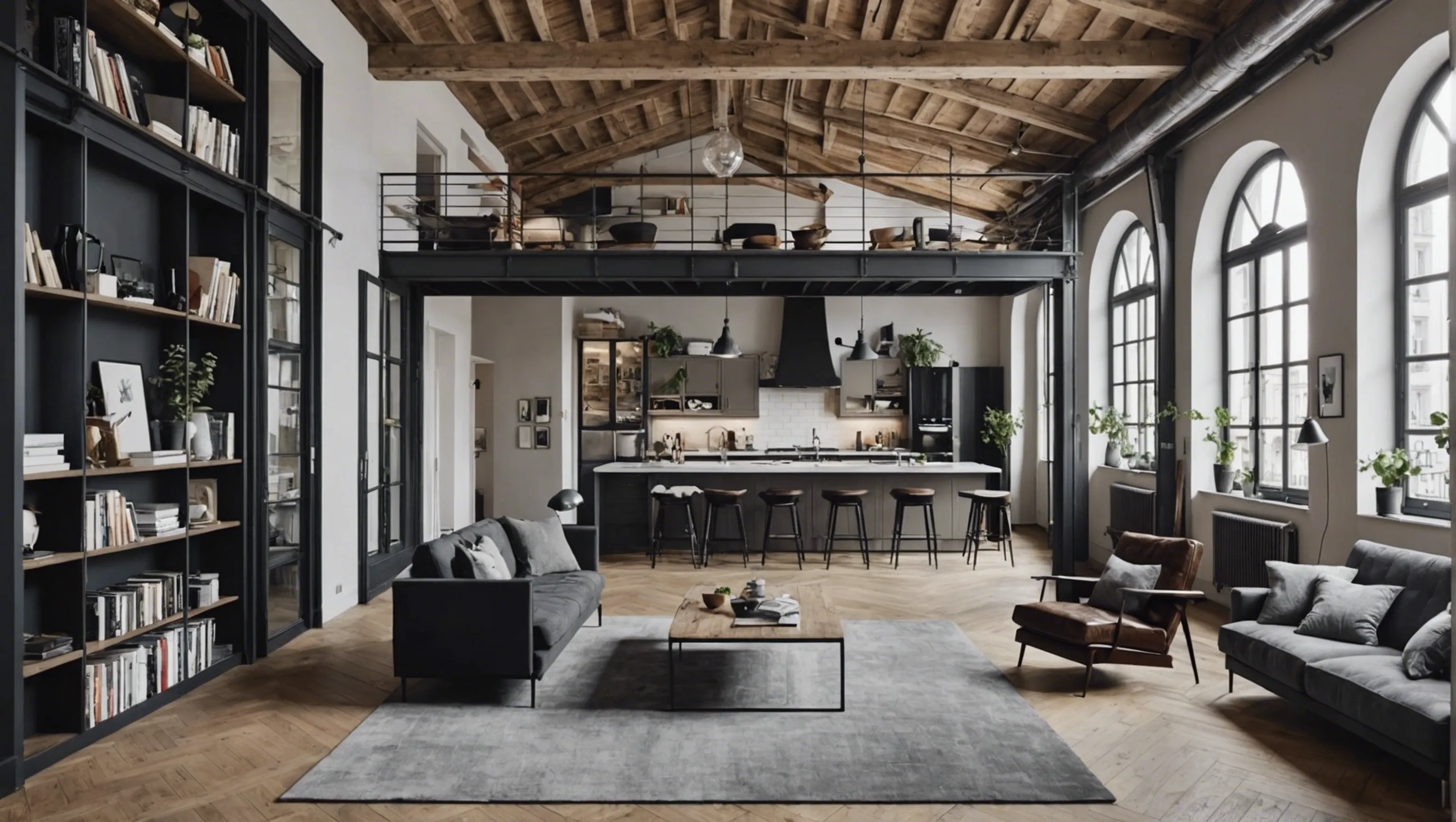 Loft avec style loft berlinois à Paris pour les entreprises créatives