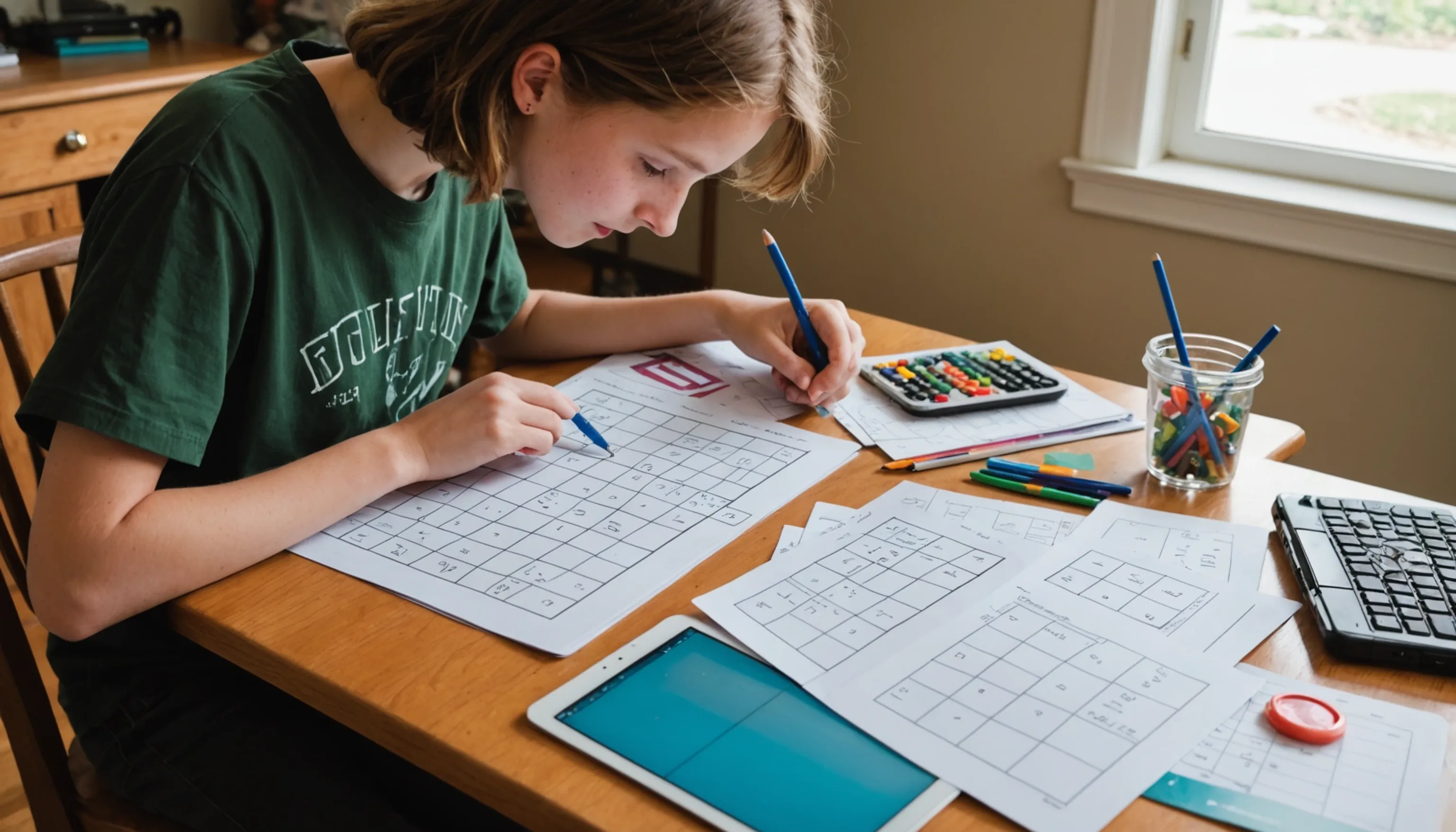 Engaging creative ways to teach math to teenagers in homeschooling