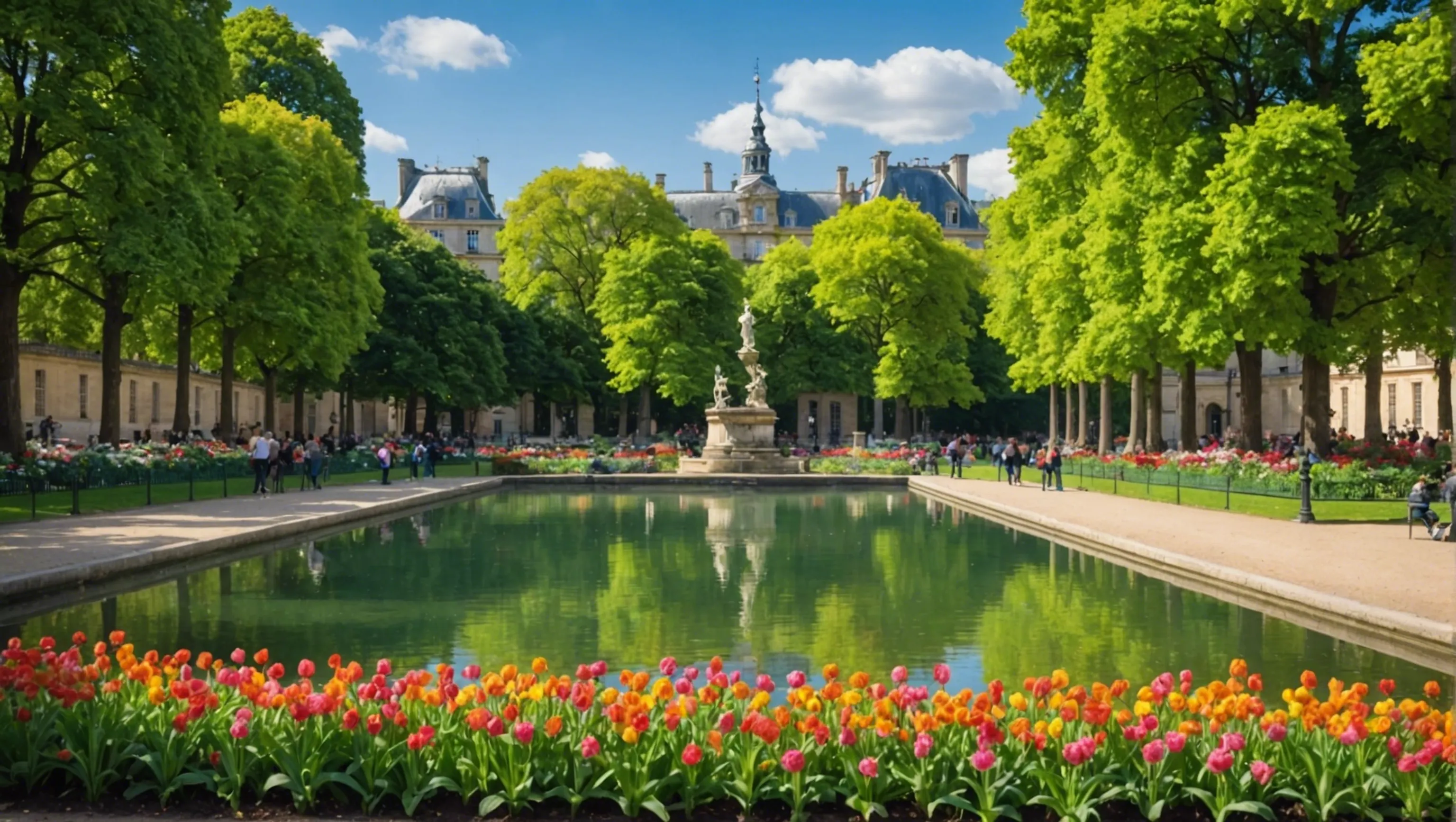 Le Jardin du Luxembourg pour la photographie de paysage à Paris