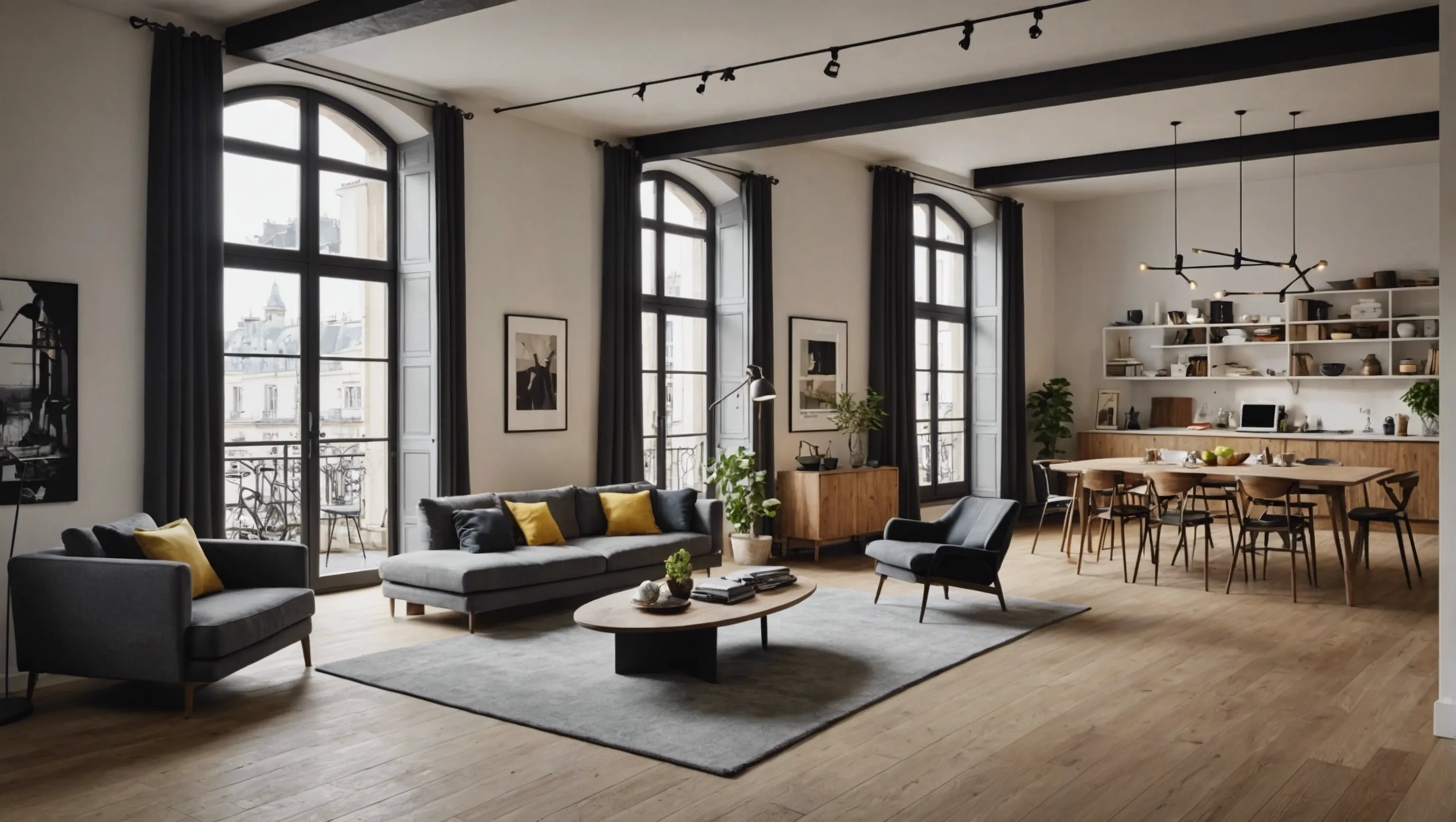 Loft avec style loft barcelonais à Paris